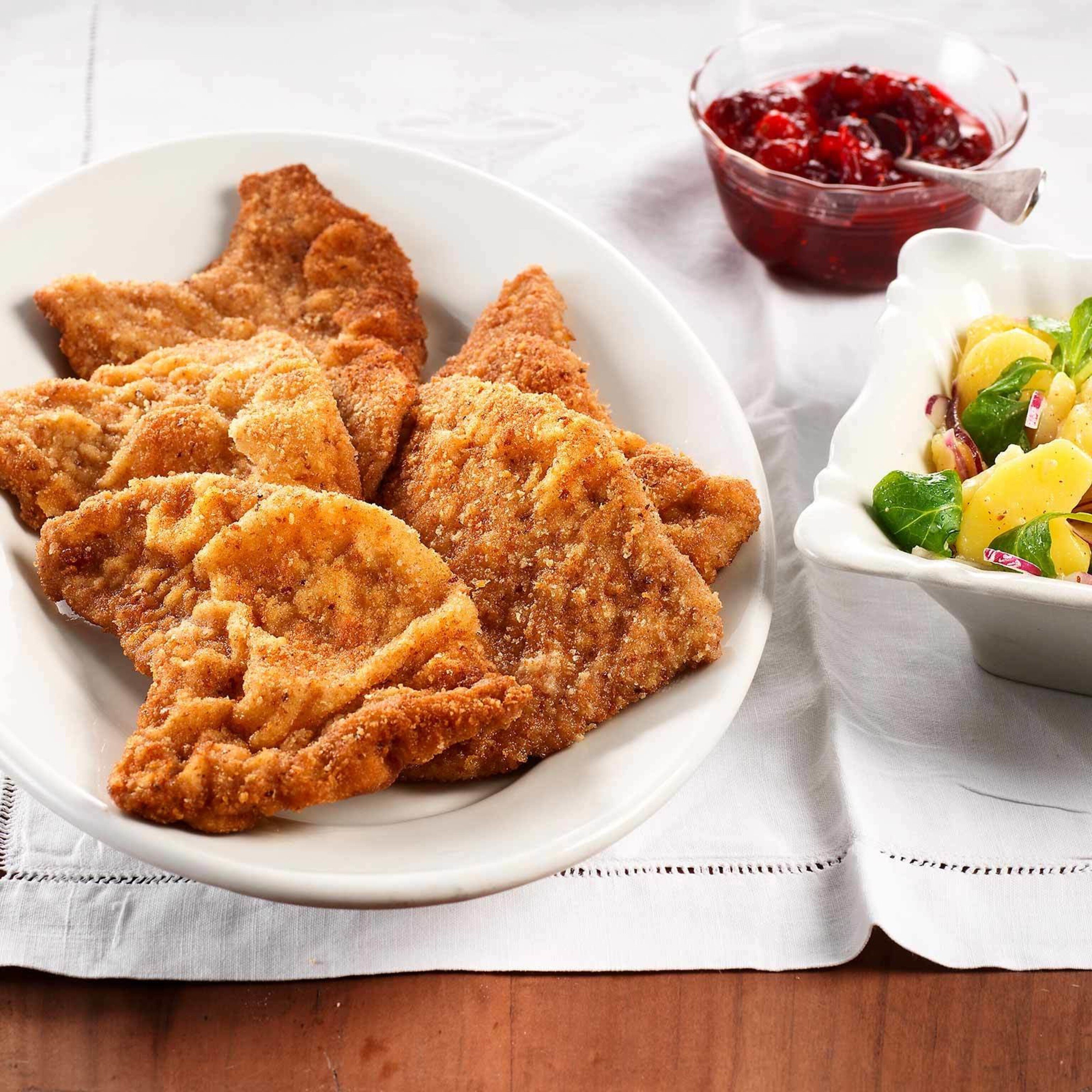 Wiener Schnitzel mit Cranberrys
