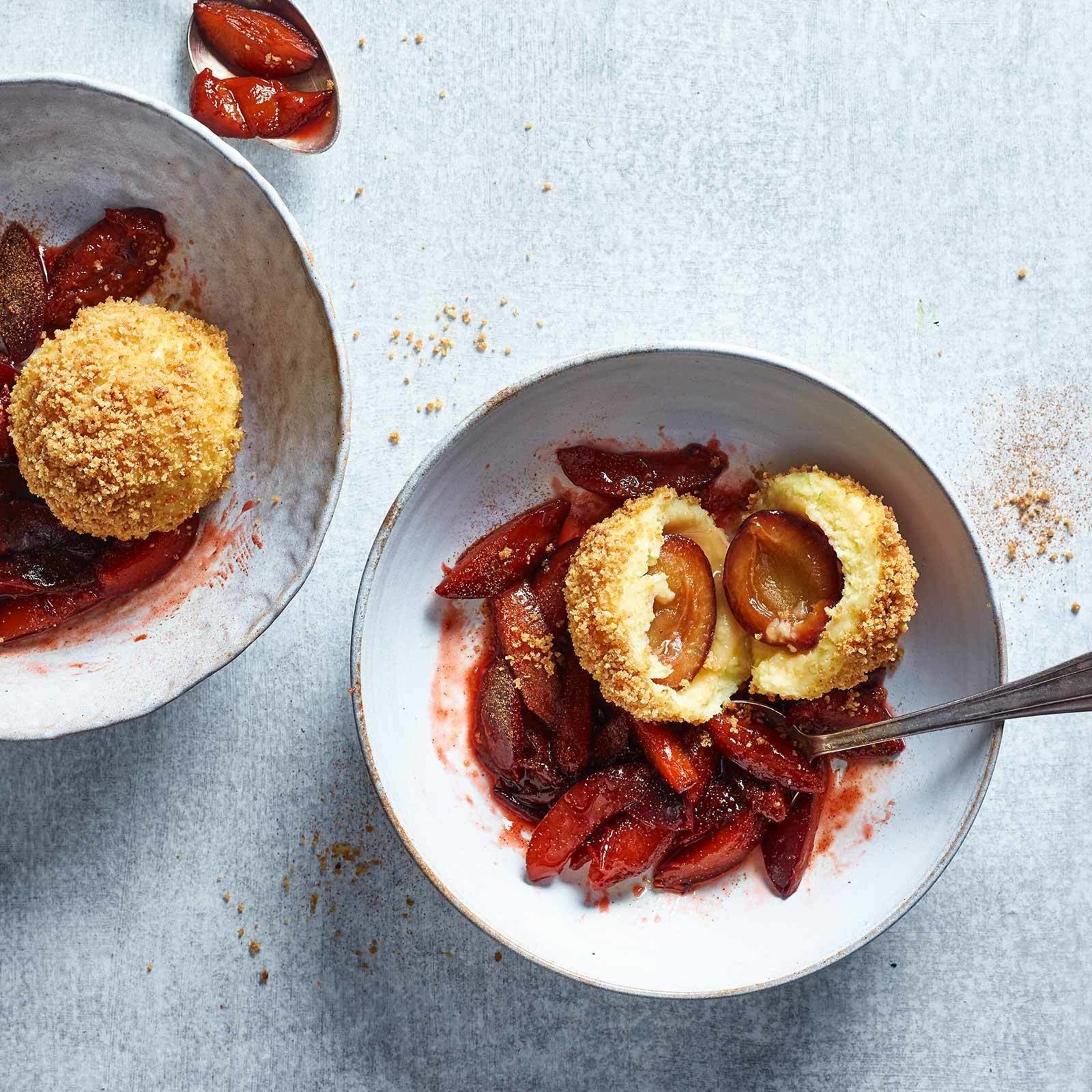 Glutenfreie Zwetschgen-Knödel