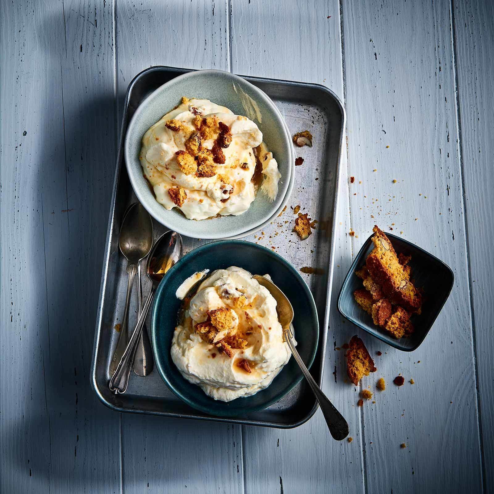 Crème au mascarpone et vin doux