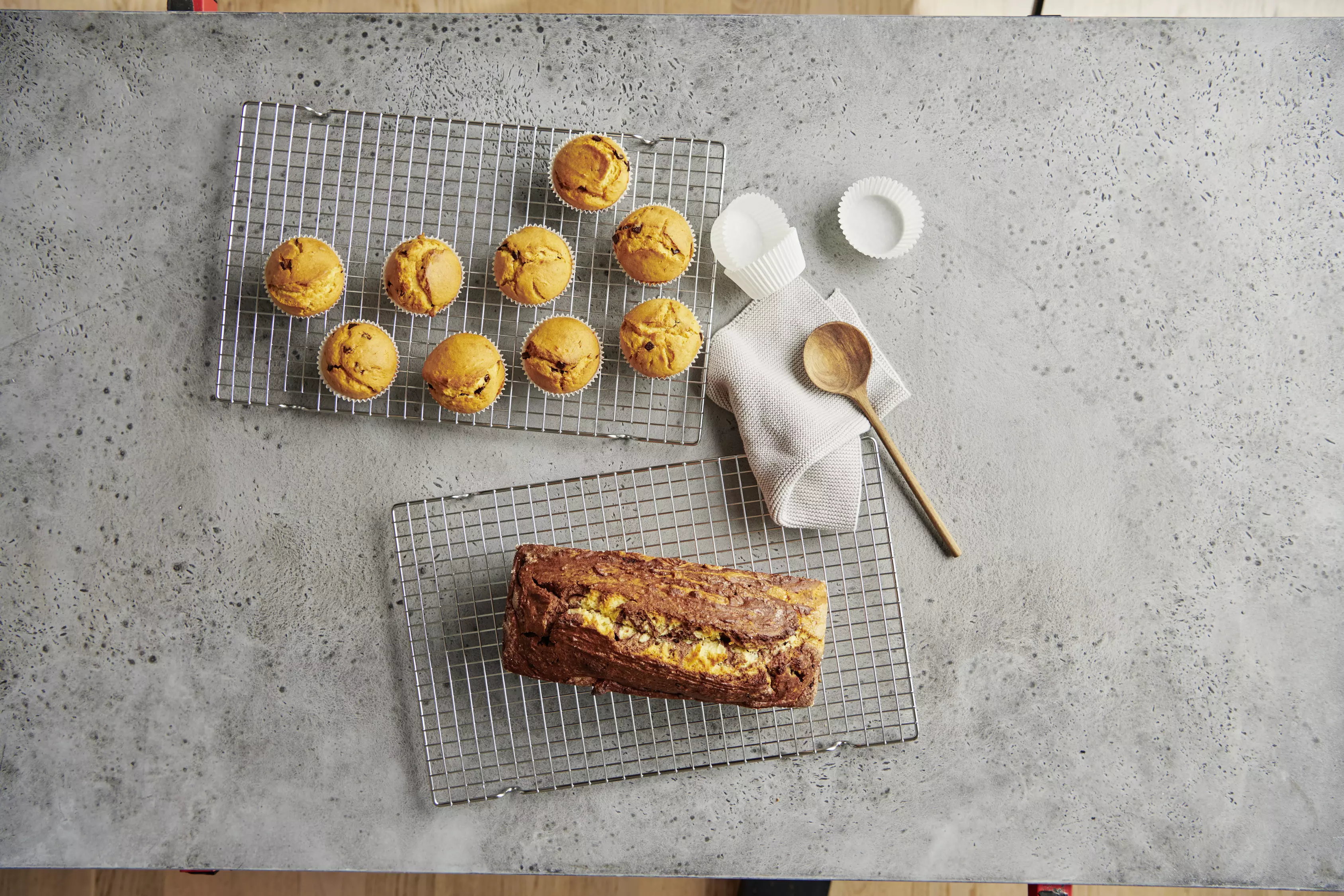 Lifhety 4-stöckiges Abkühlgitter - Zusammenklappbar Für Backwaren