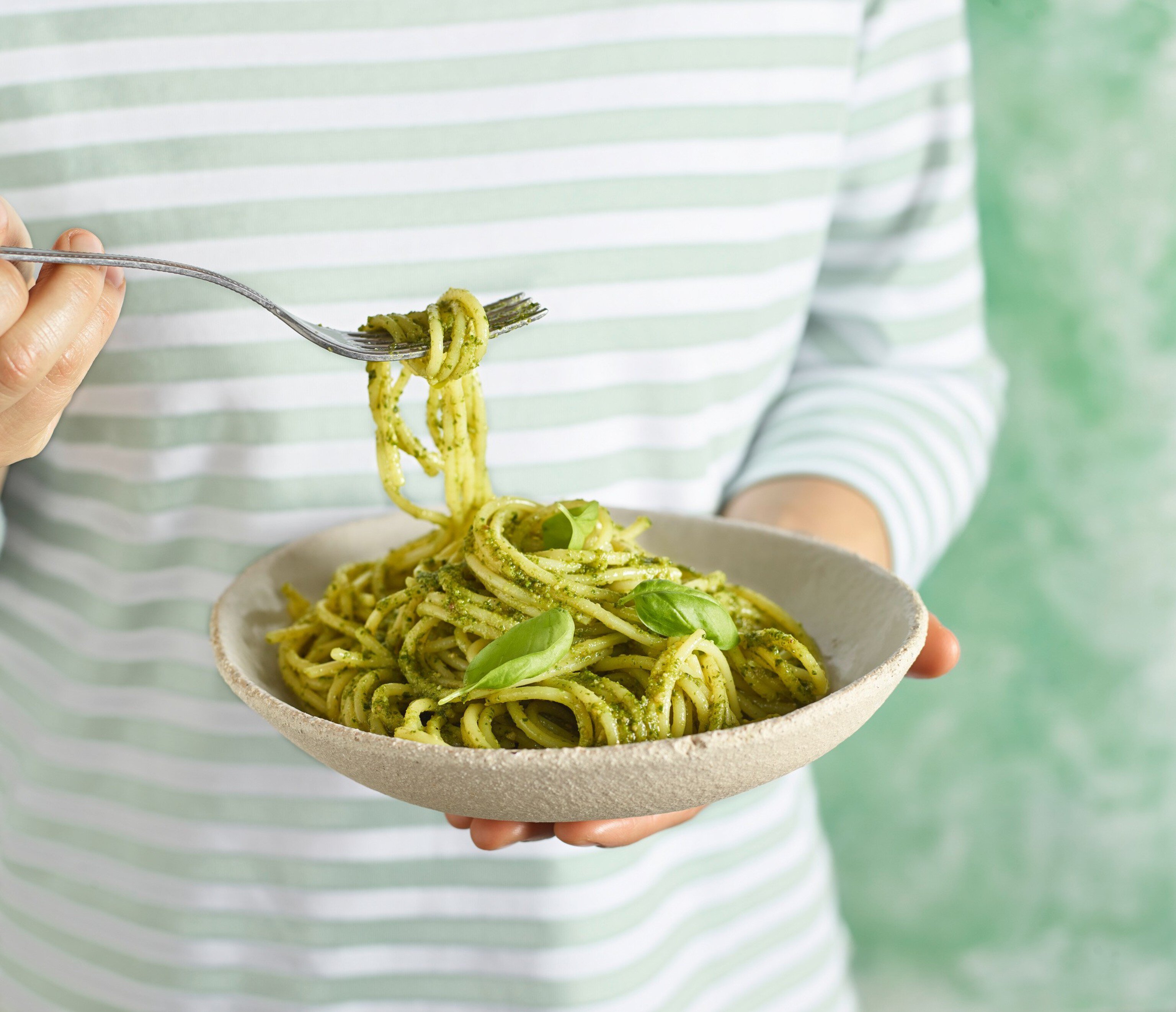 Spaghetti al pesto