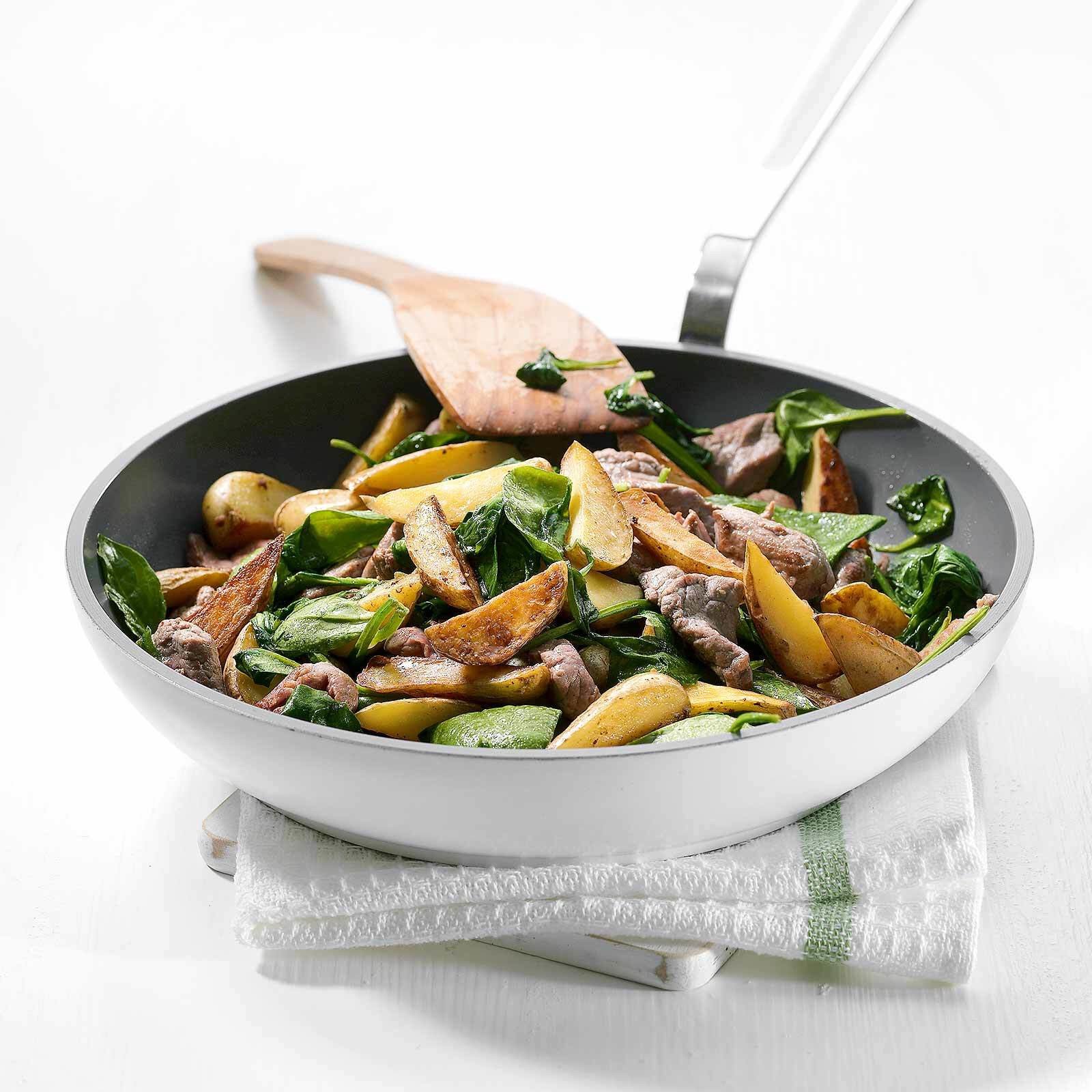 Kartoffelpfanne mit Rind