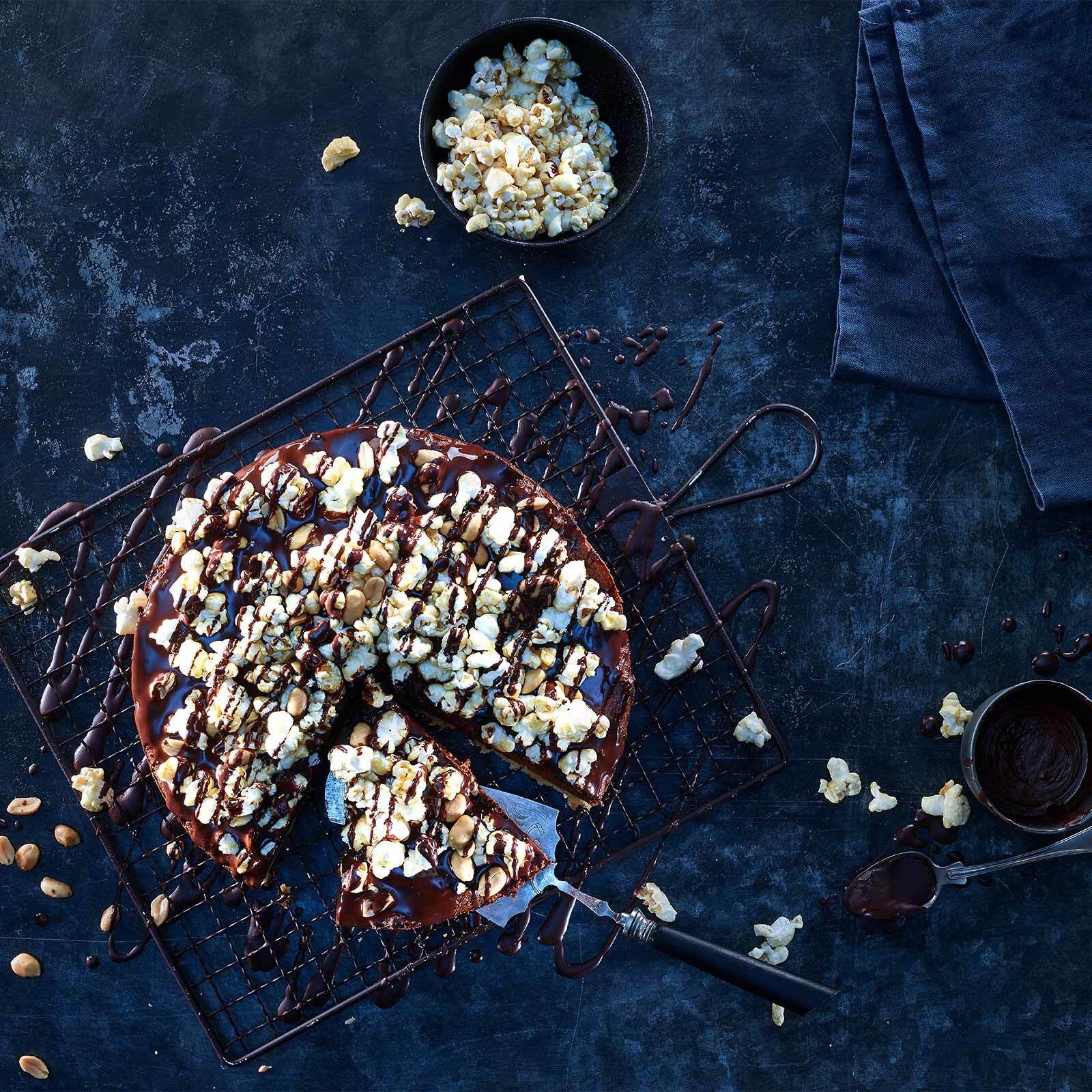 Glutenfreier Popcorn-Crumble-Kuchen