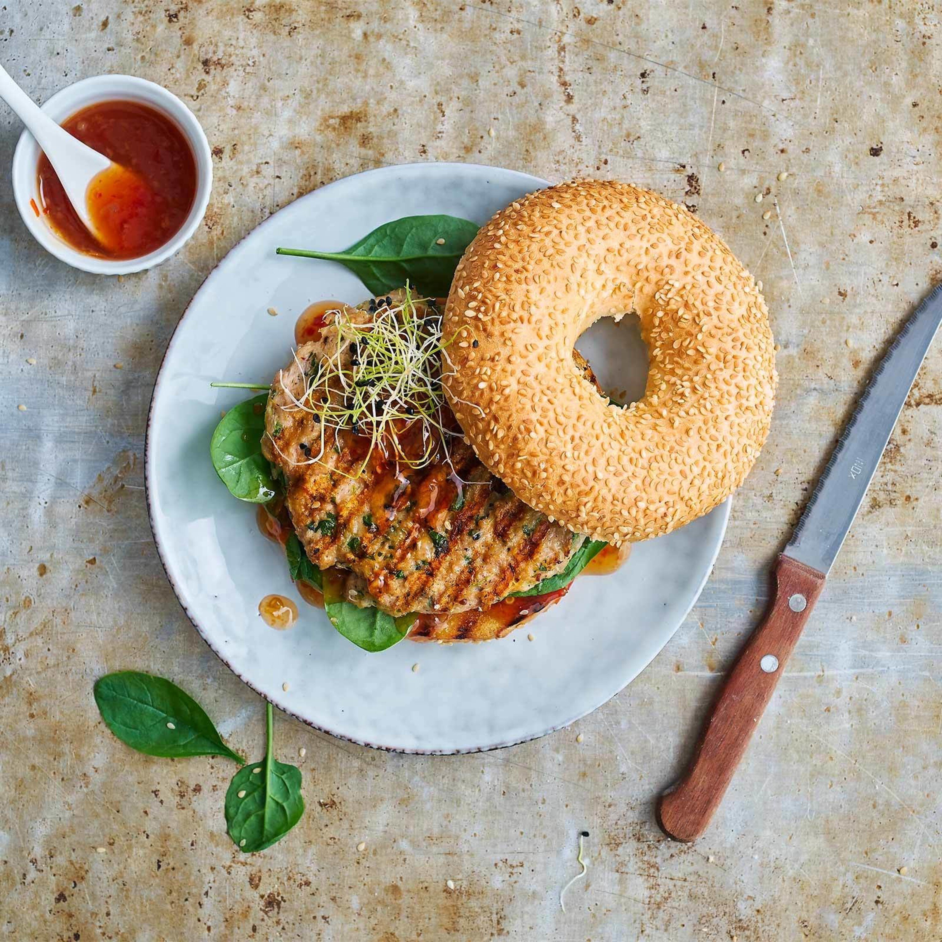 Bagels au poulet