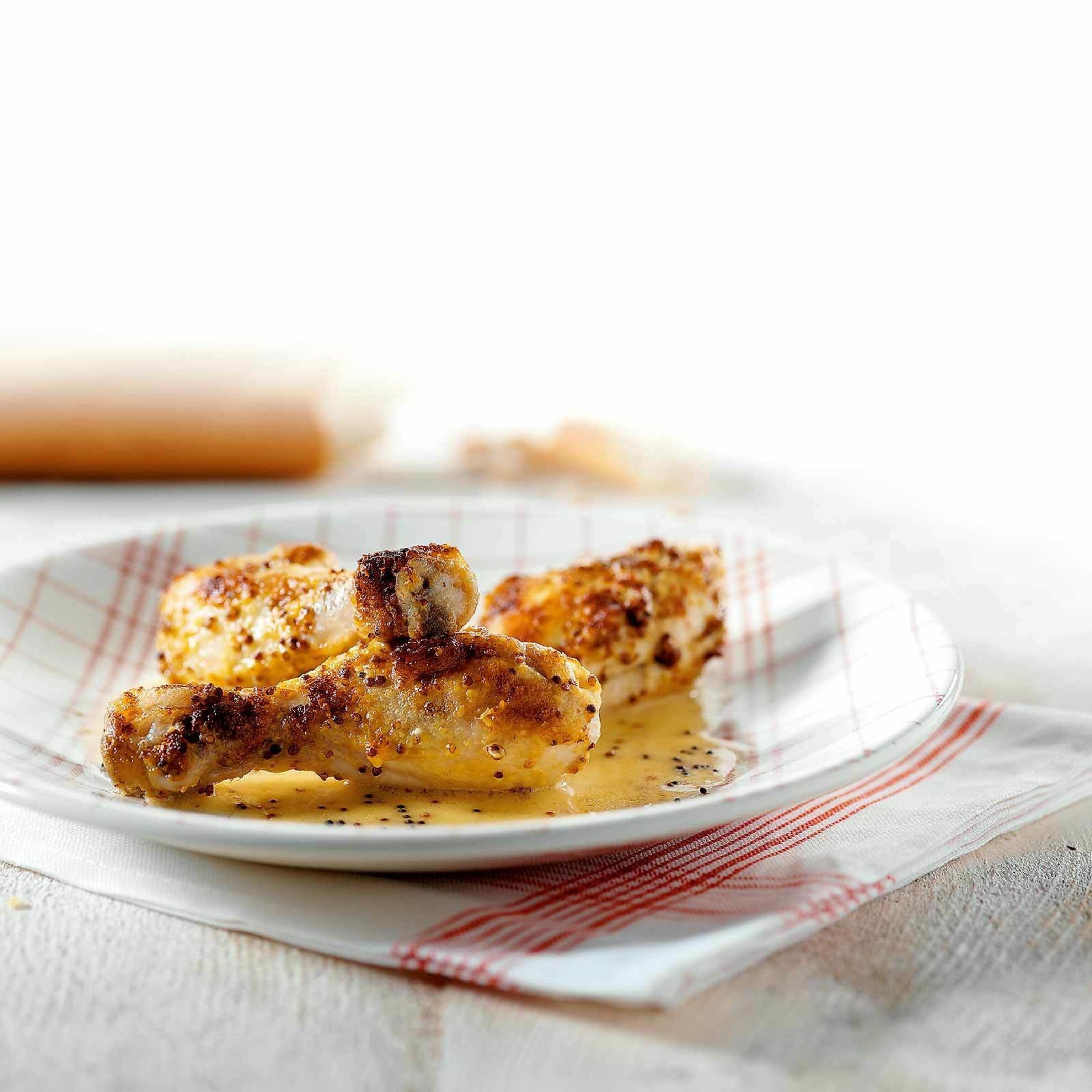 Poulet an Senfsauce