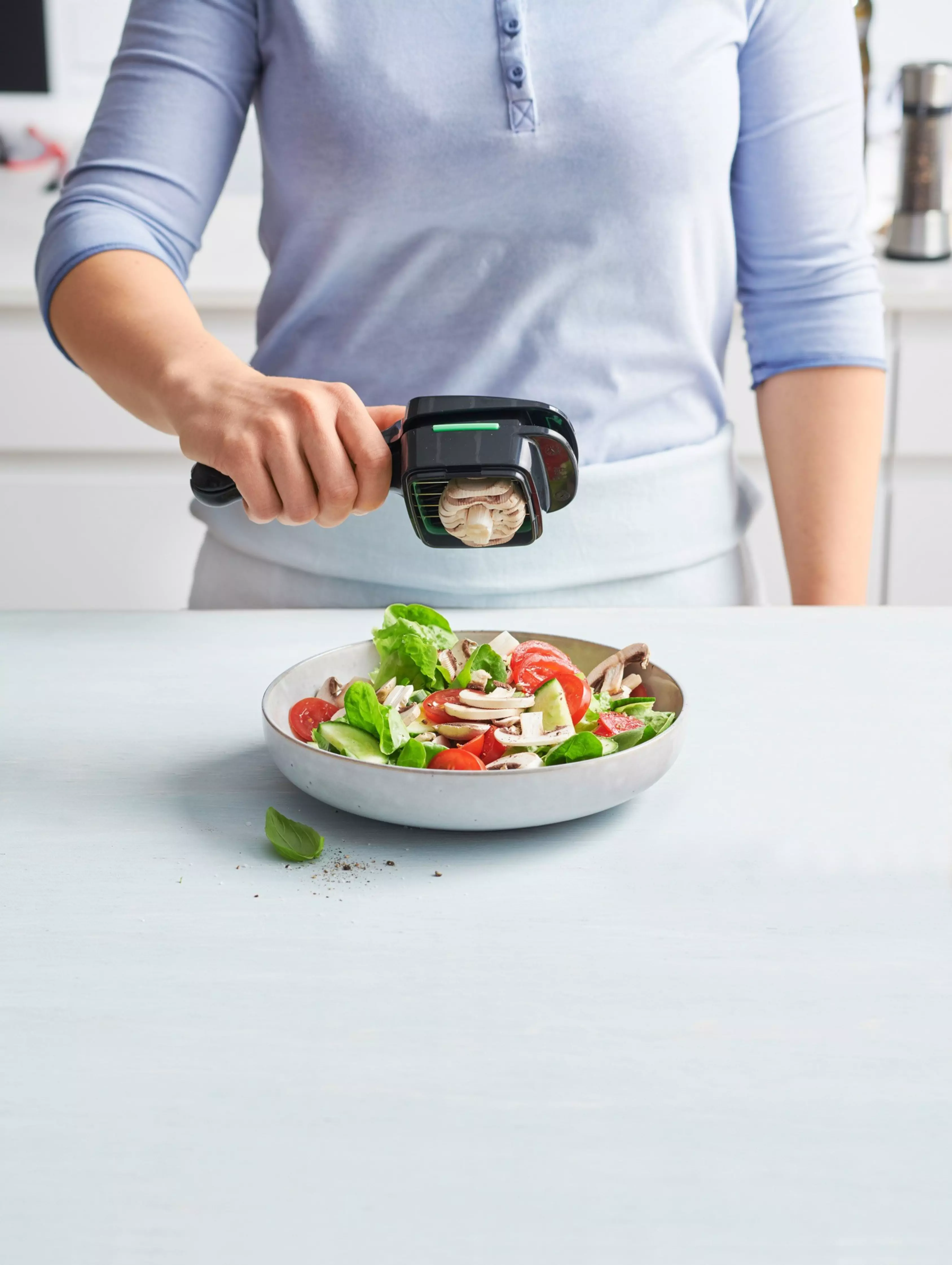 Trancheuse à Légumes 6 Lames Inox - Rouge - Qualité Pro - Meilleure Vente