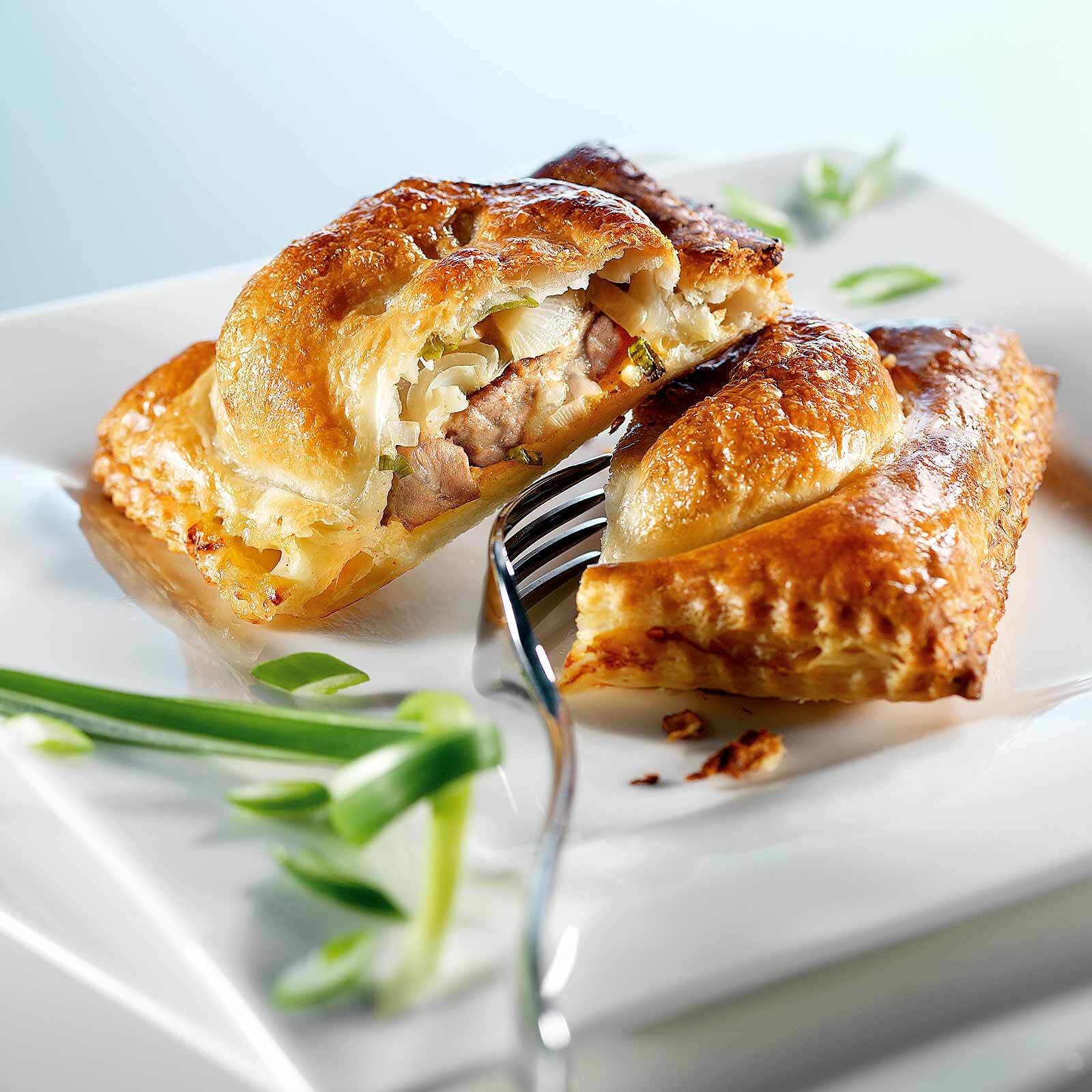 Médaillons en croûte feuilletée