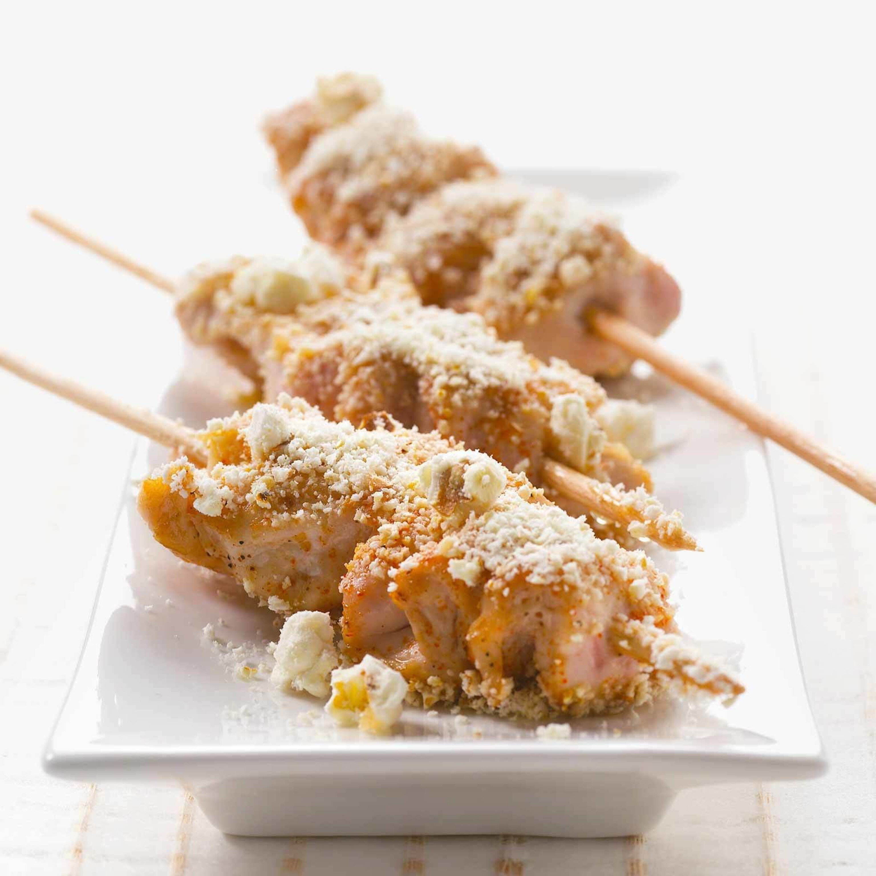 Satay au pop-corn