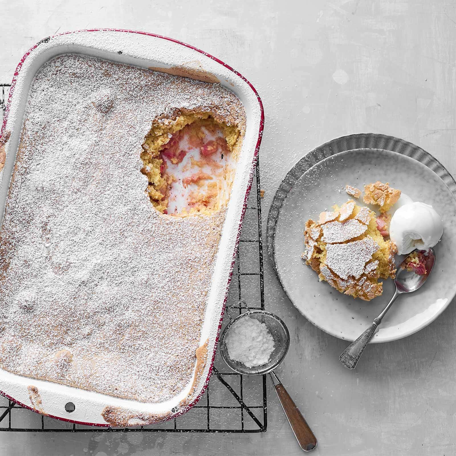 Gratin de rhubarbe