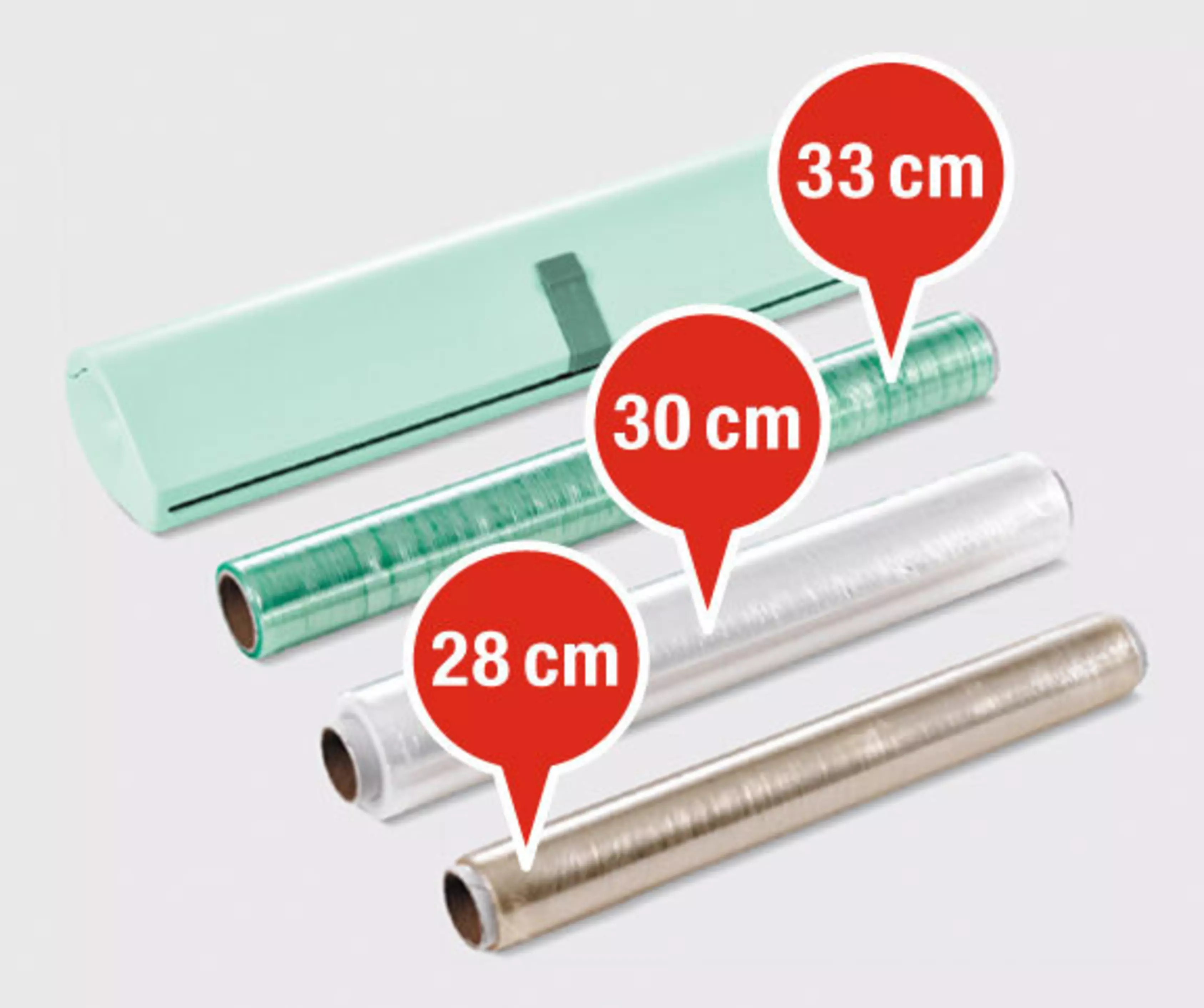 Betty Bossi Backpapierschneider Zack – Verstellbar Für Rollen Bis 38 Cm Länge, Mit Antirutsch, Spülmaschinengeeignet