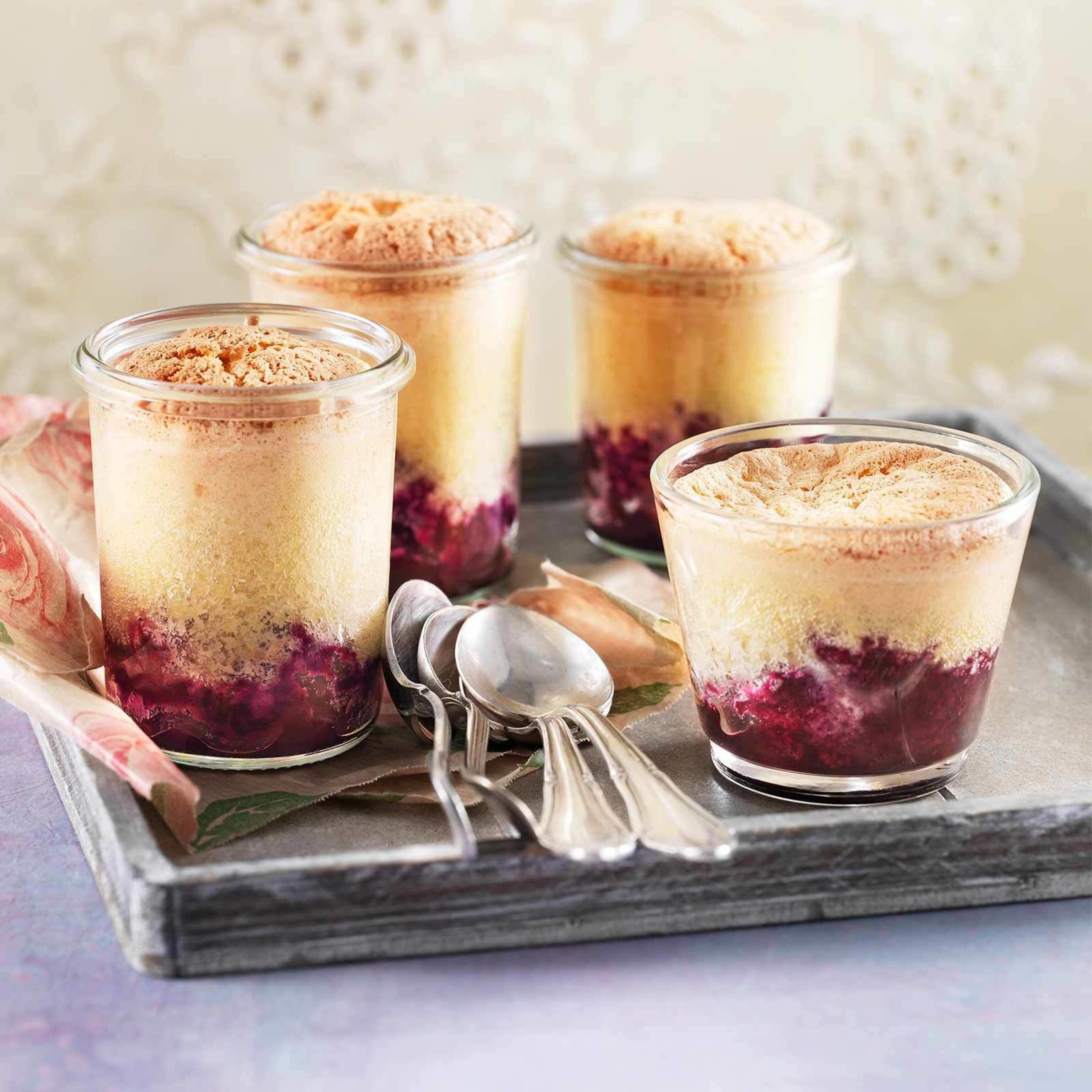 Kirschen-Mandel-Küchlein im Glas