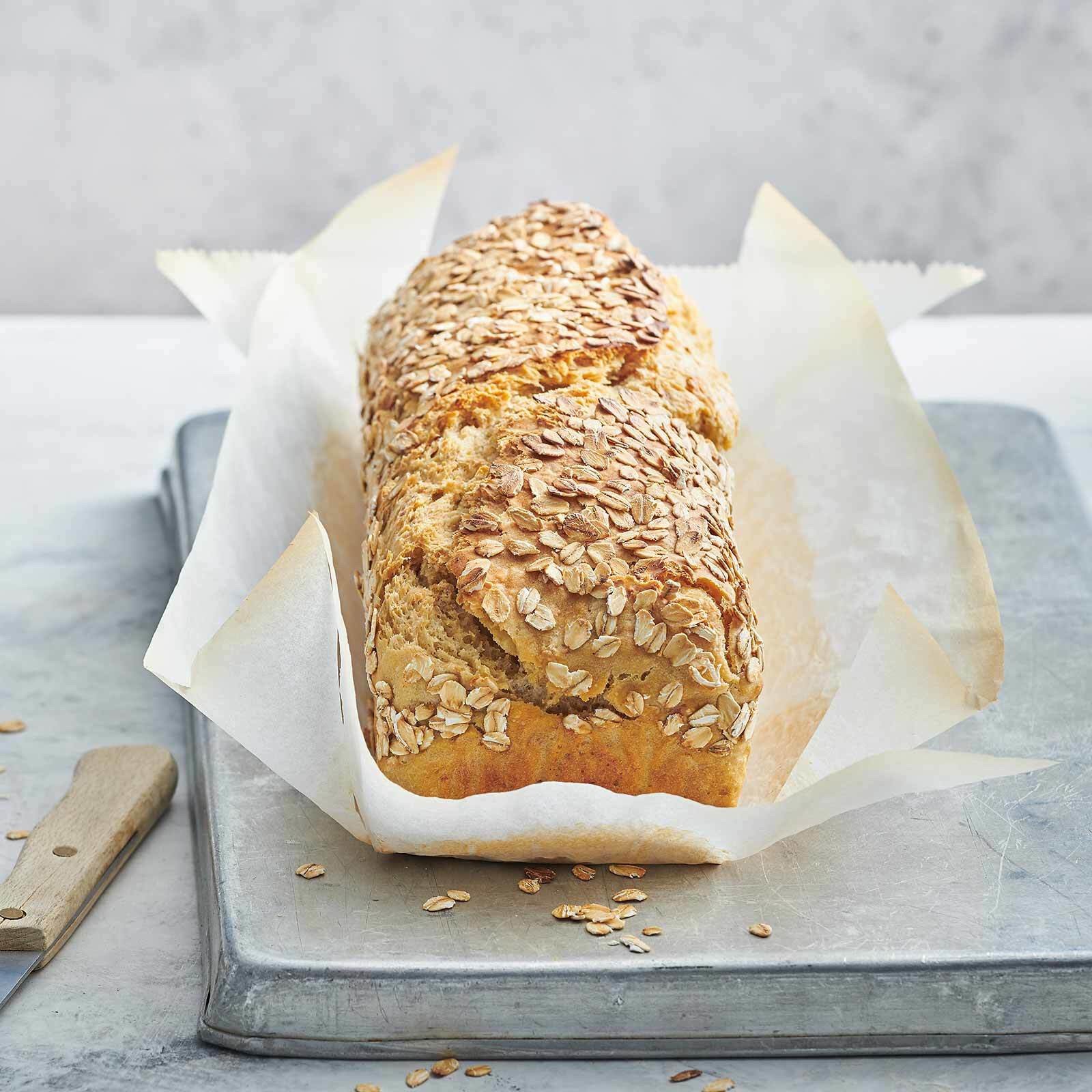 Dinkel-Haferflocken-Brot