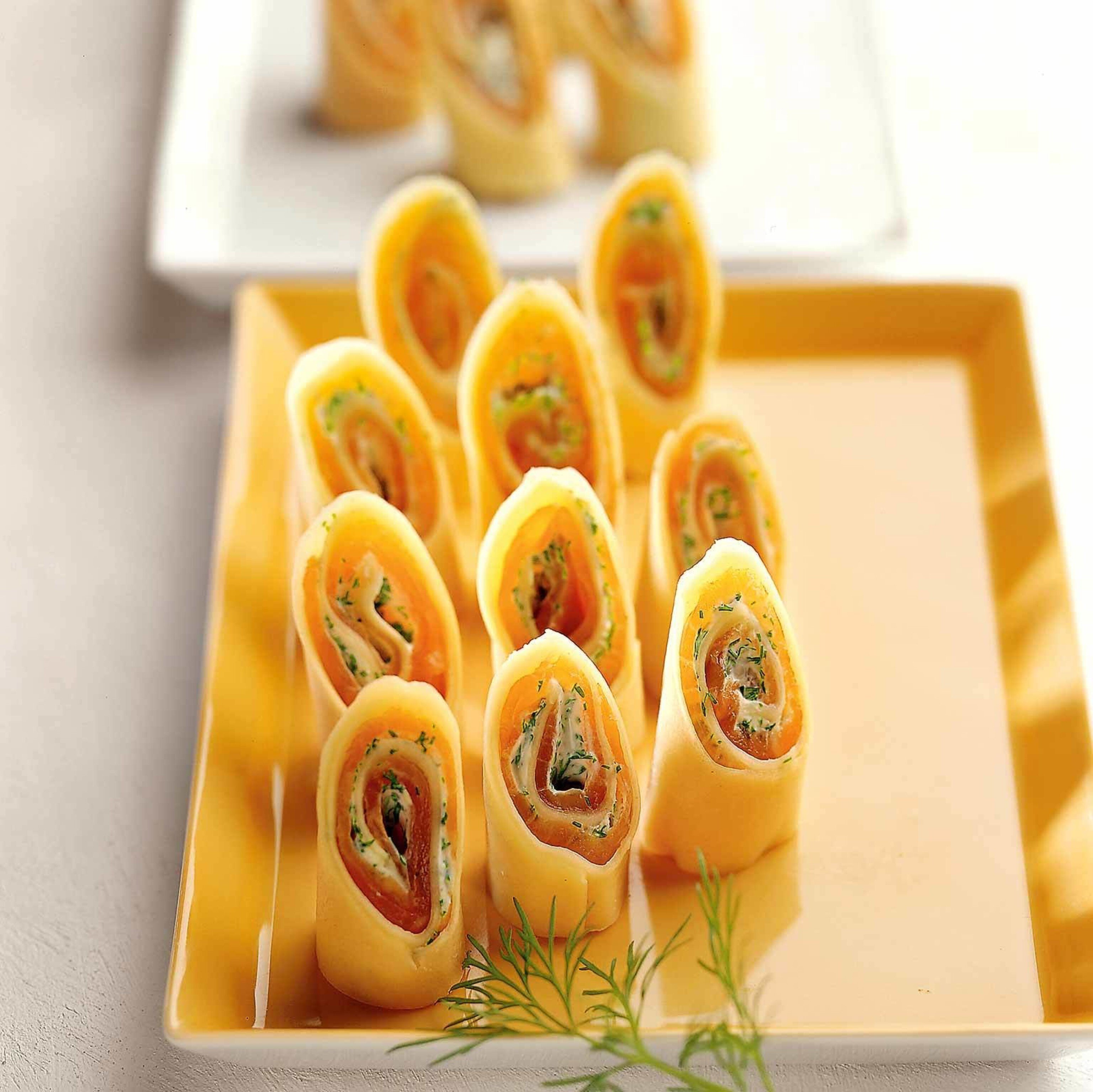 Roulades au saumon