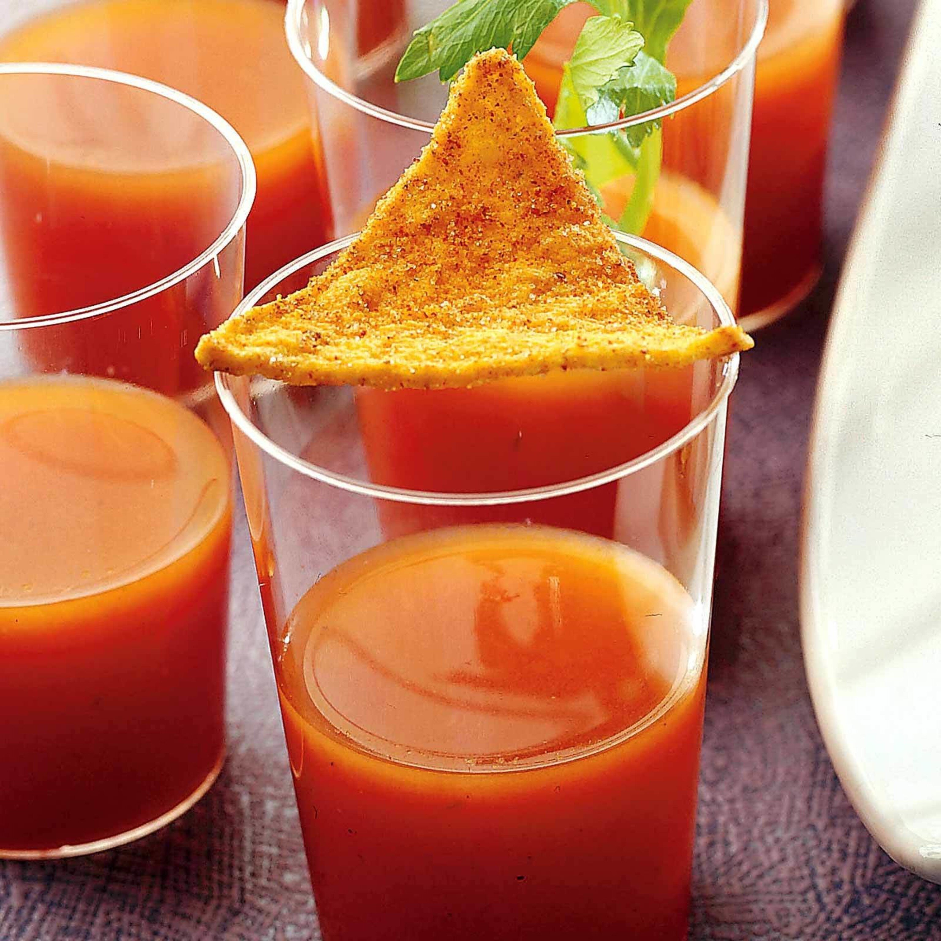 Tomaten-Margarita-Süppchen