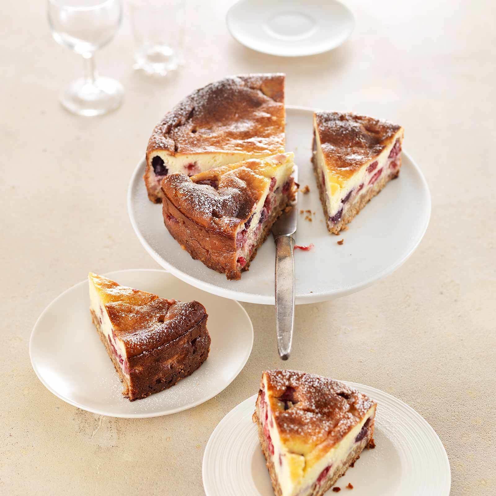 Beeren-Cheesecake