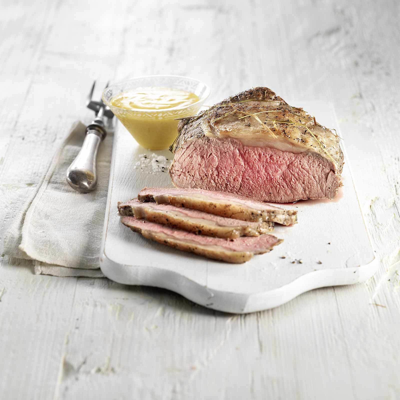 Roastbeef mit Ingwer-Hollandaise