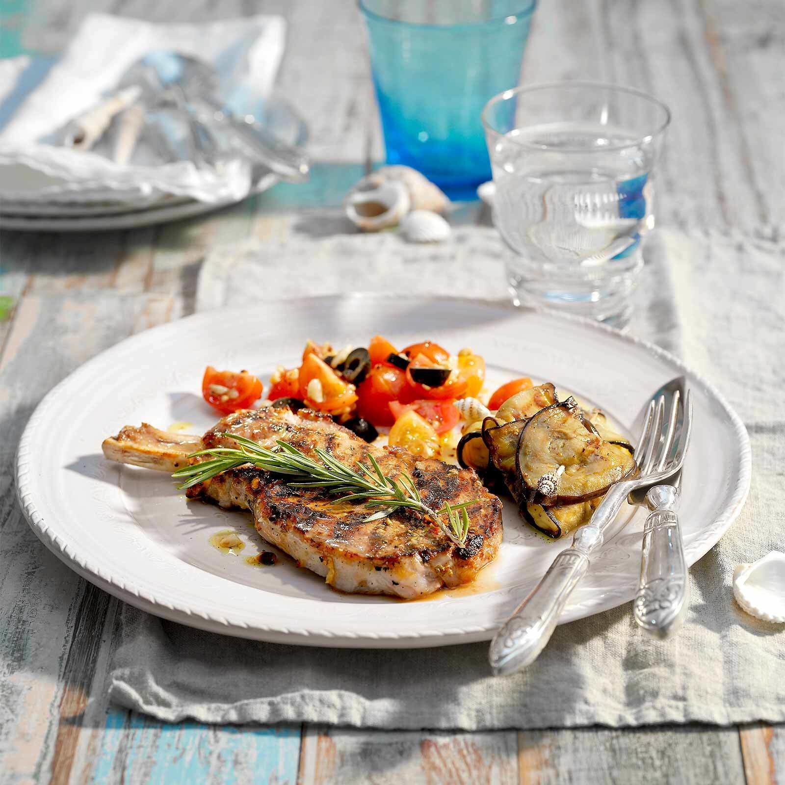 Côtes de veau grillées