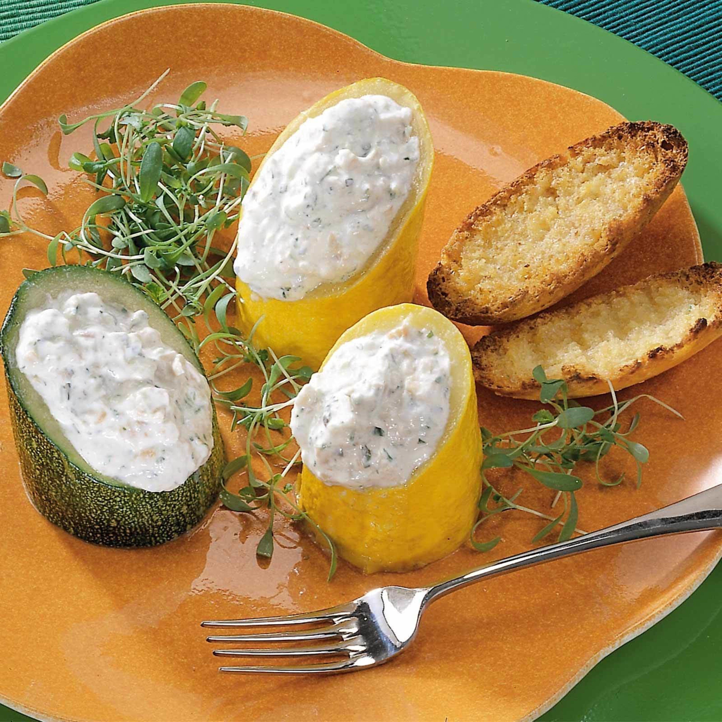 Courgettes farcies au séré