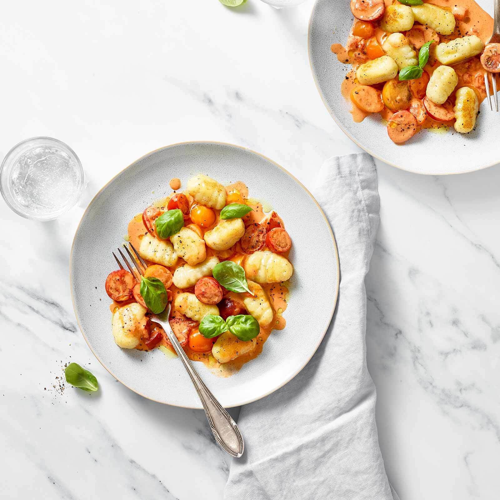 Kartoffel-Gnocchi mit Tomaten-Rahmsauce