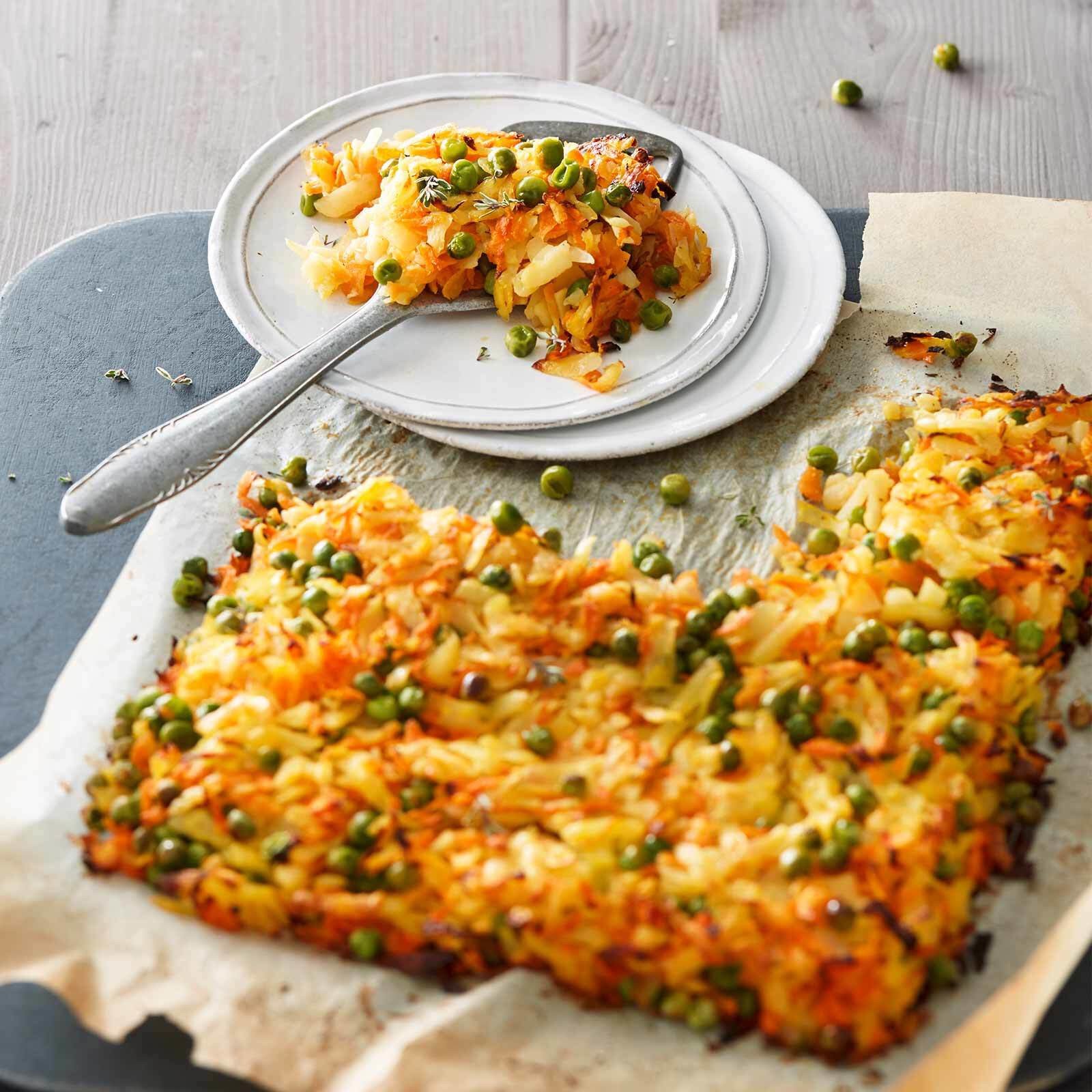 Rüebli-Erbsli-Rösti