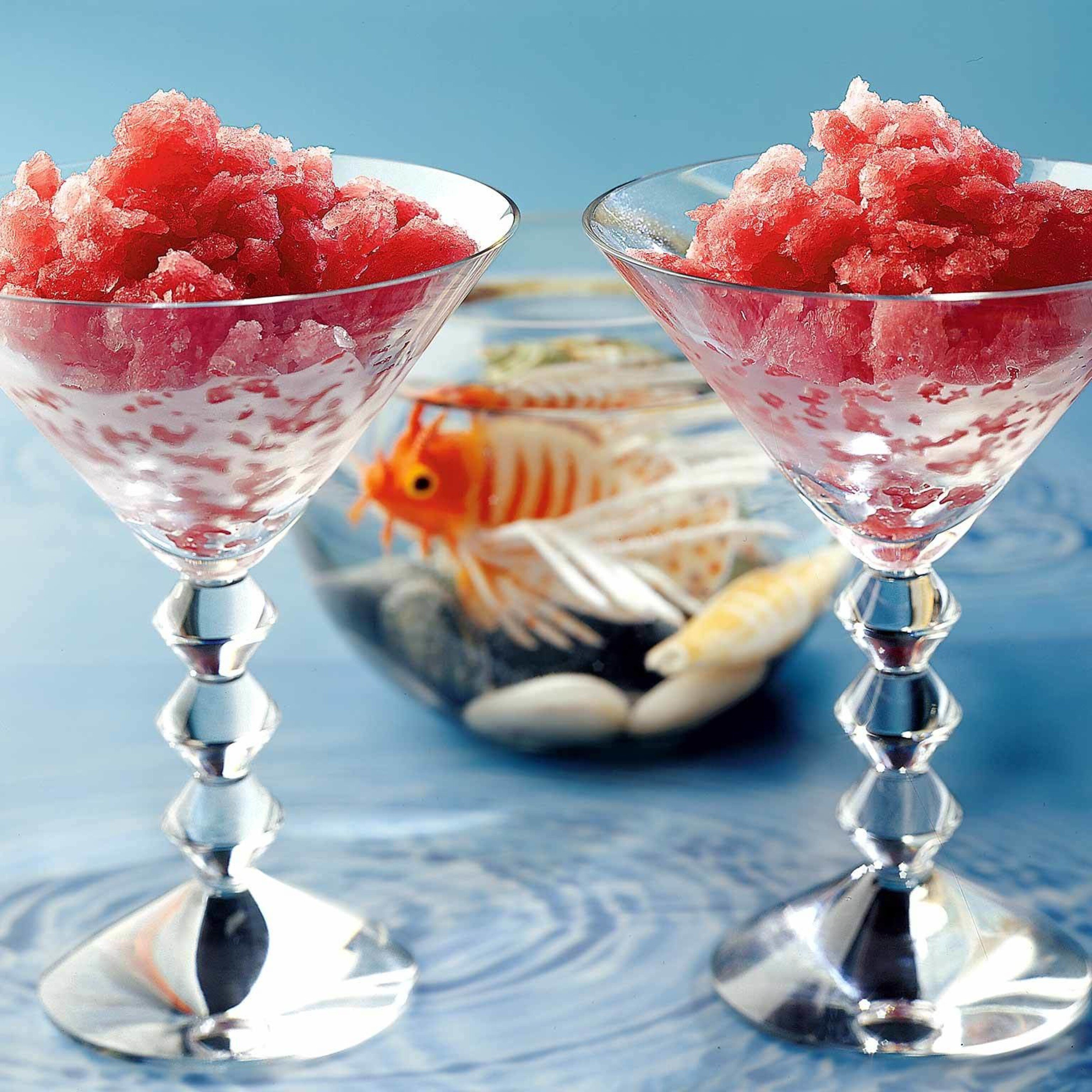 Cranberry-Granita