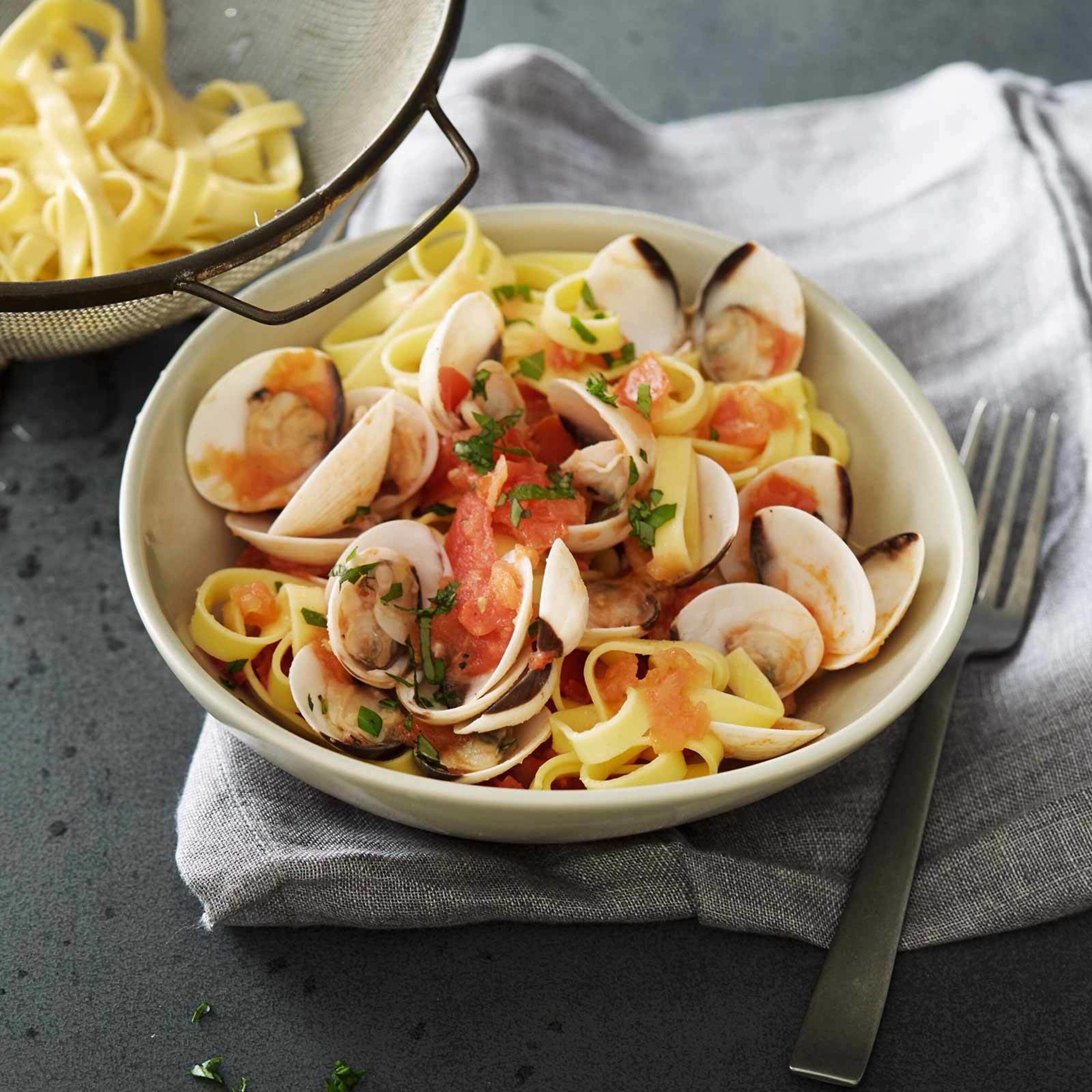Tagliatelle mit Muscheln