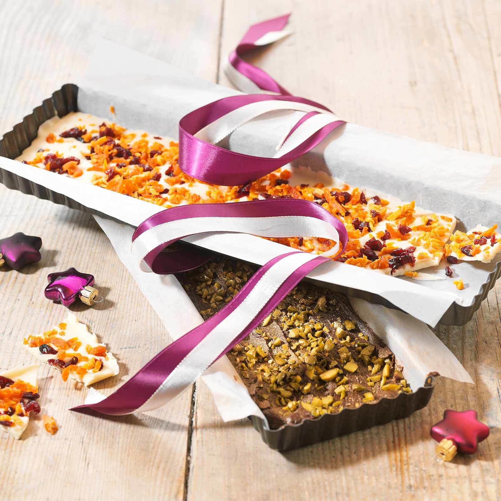Tablettes de chocolat maison