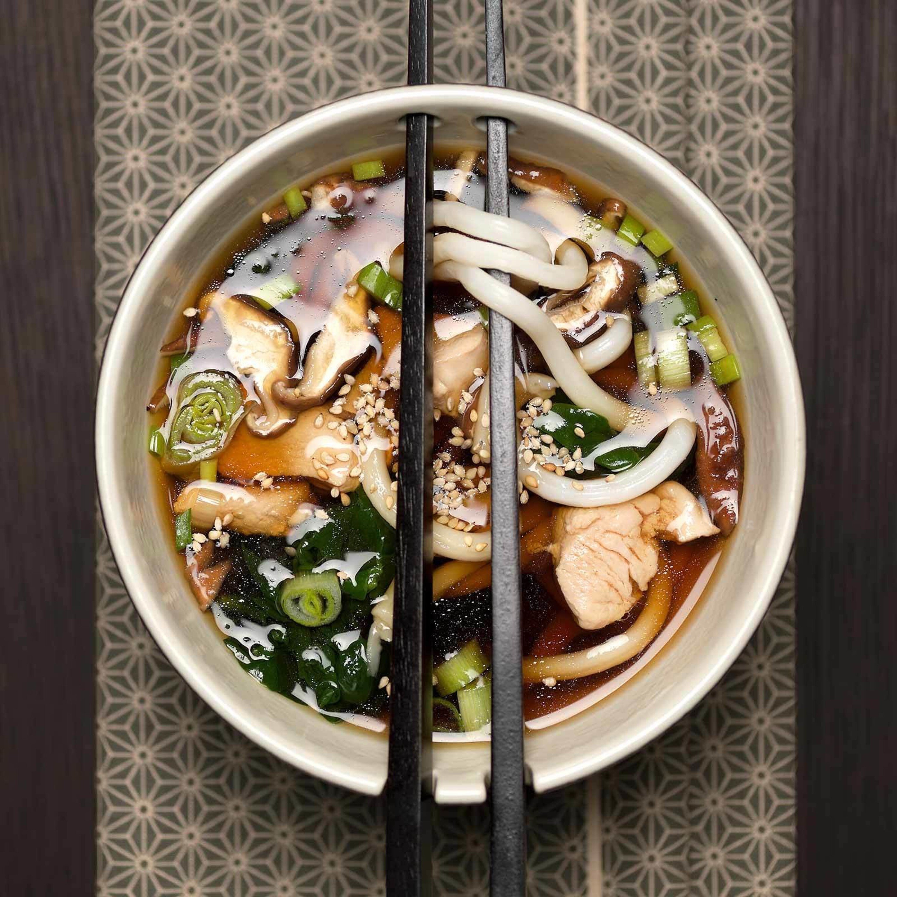 Udon-Nudel-Suppe