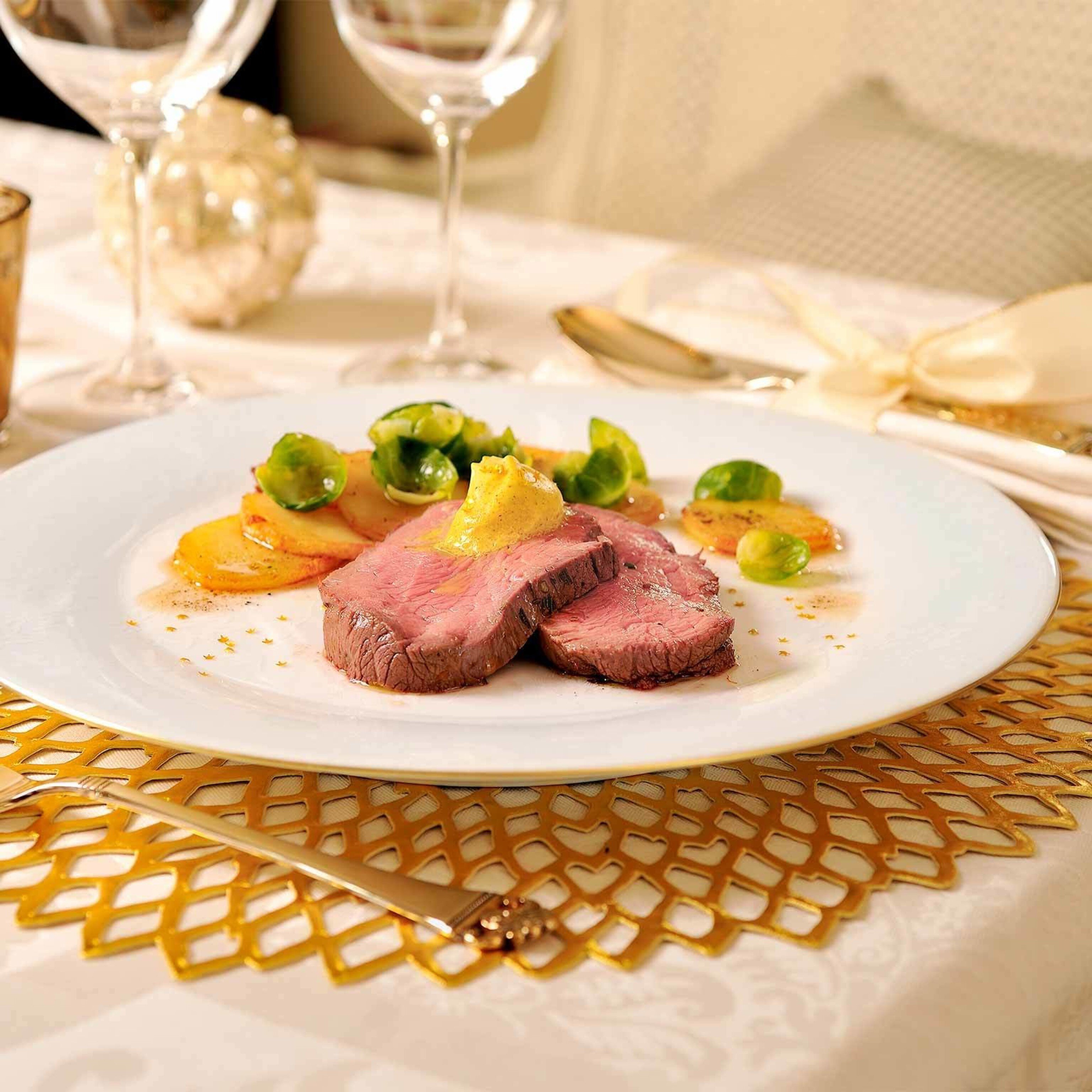 Chateaubriand et beurre curry-orange