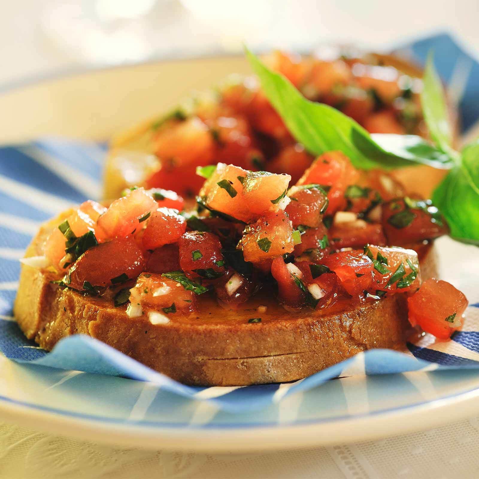 Glutenfreie Bruschette al pomodoro