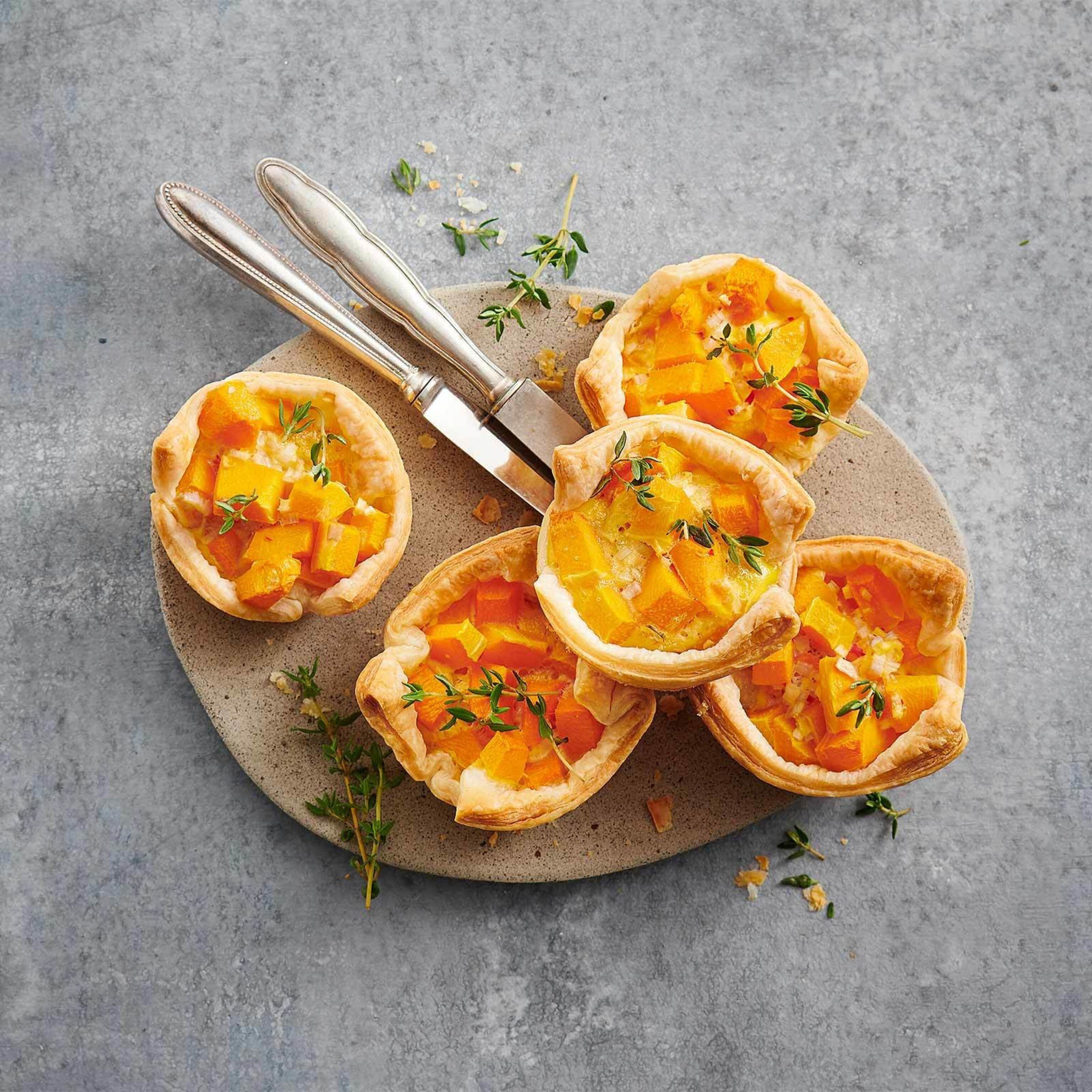 Feuilletés à la courge