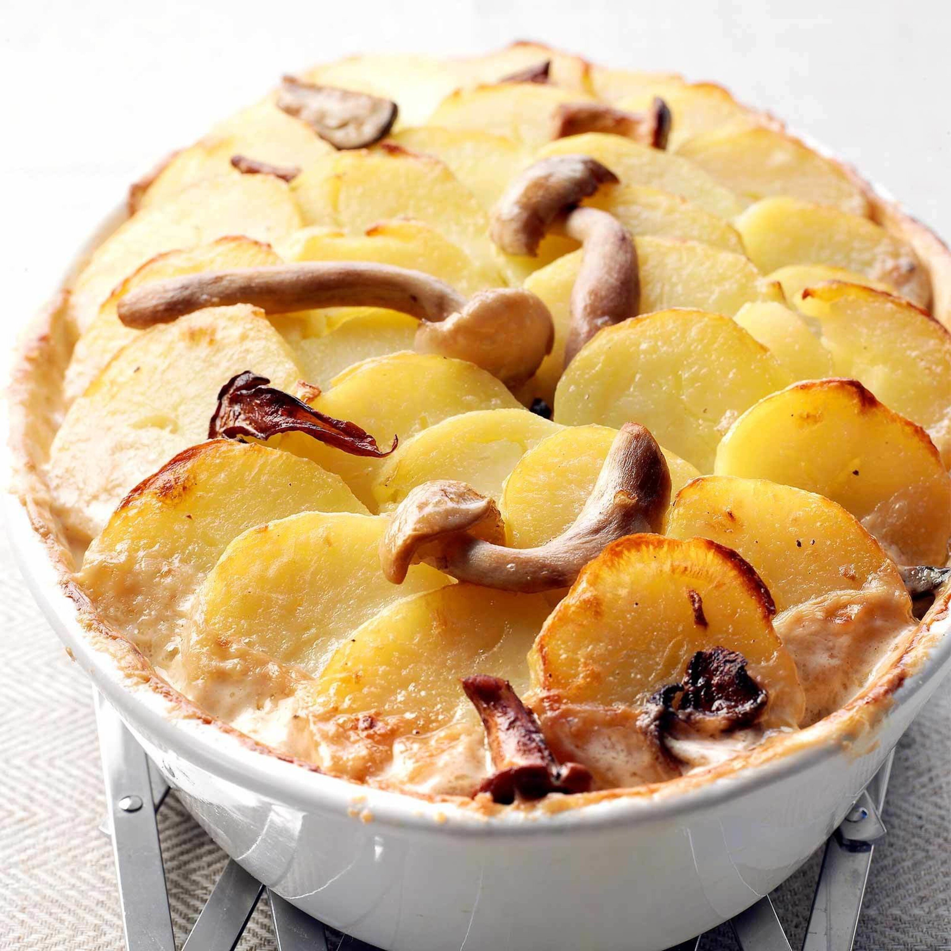 Kartoffel-Pilz-Gratin