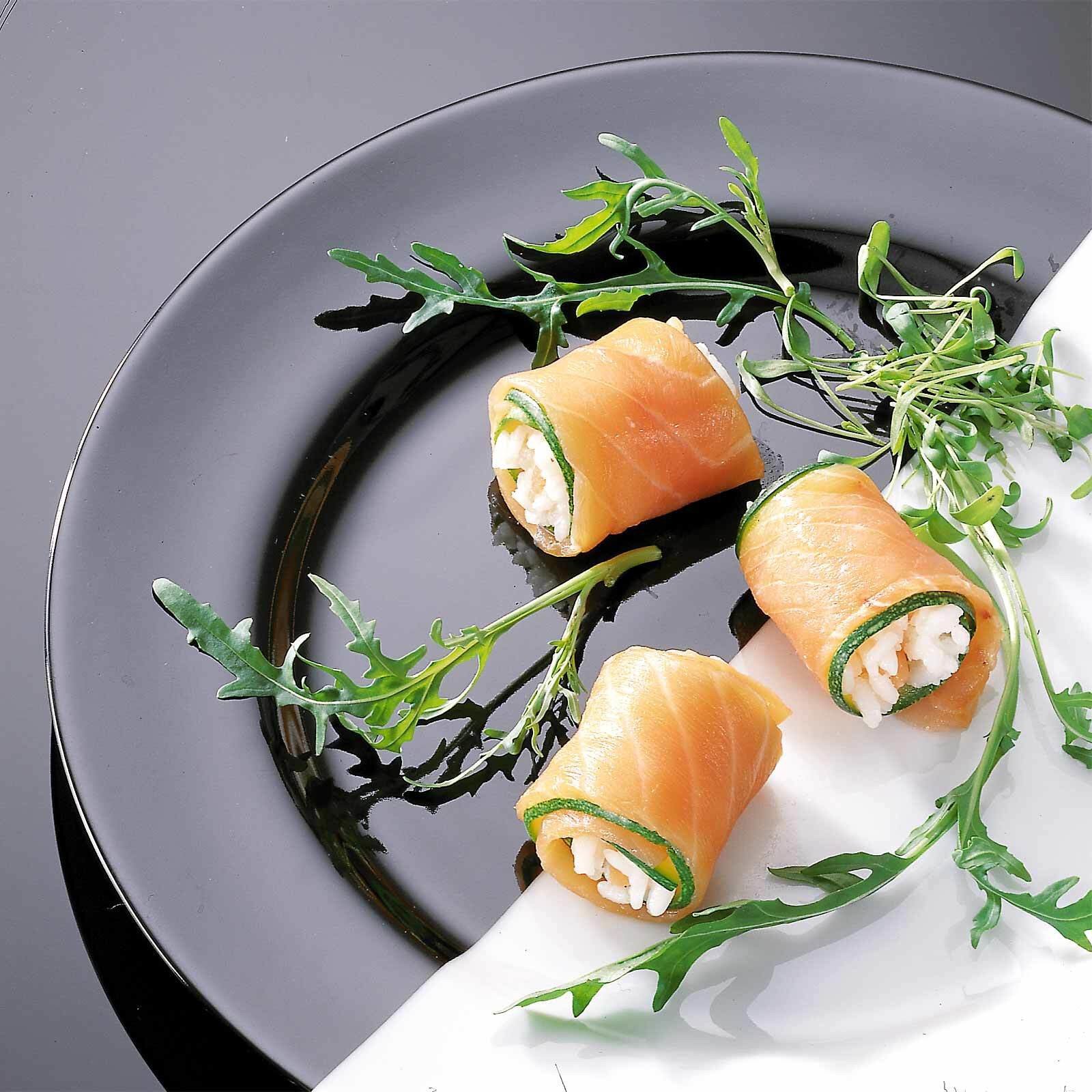 Sushi-Lachsröllchen