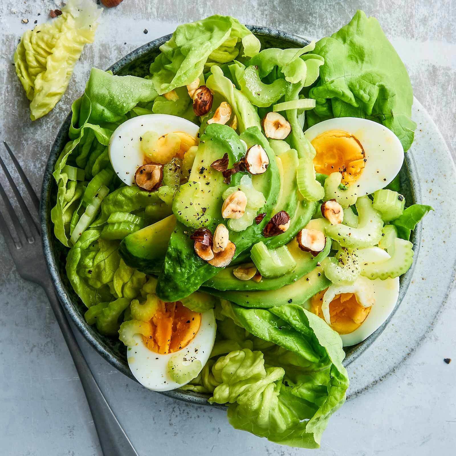Bol vert de salade