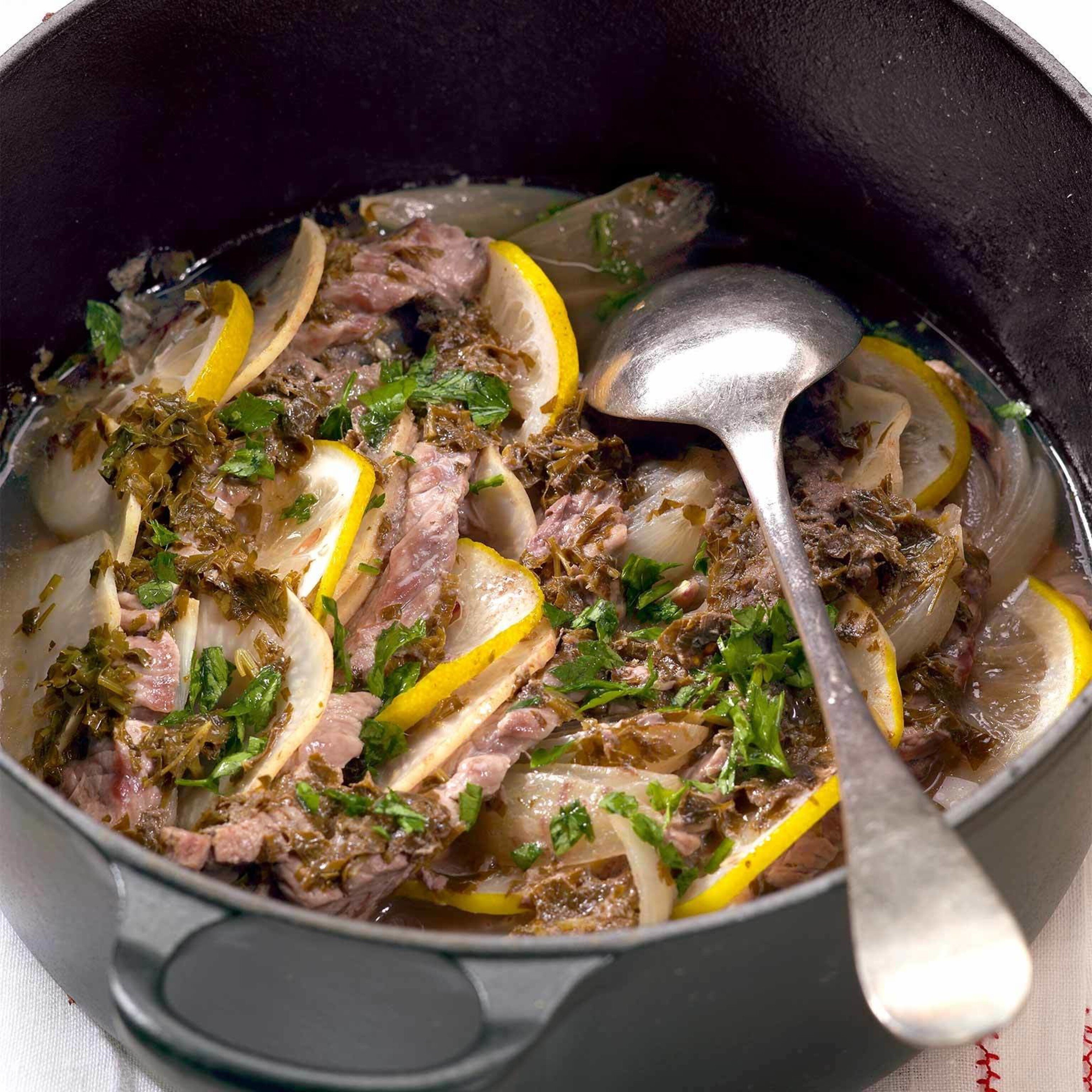 Escalopes au jus au citron