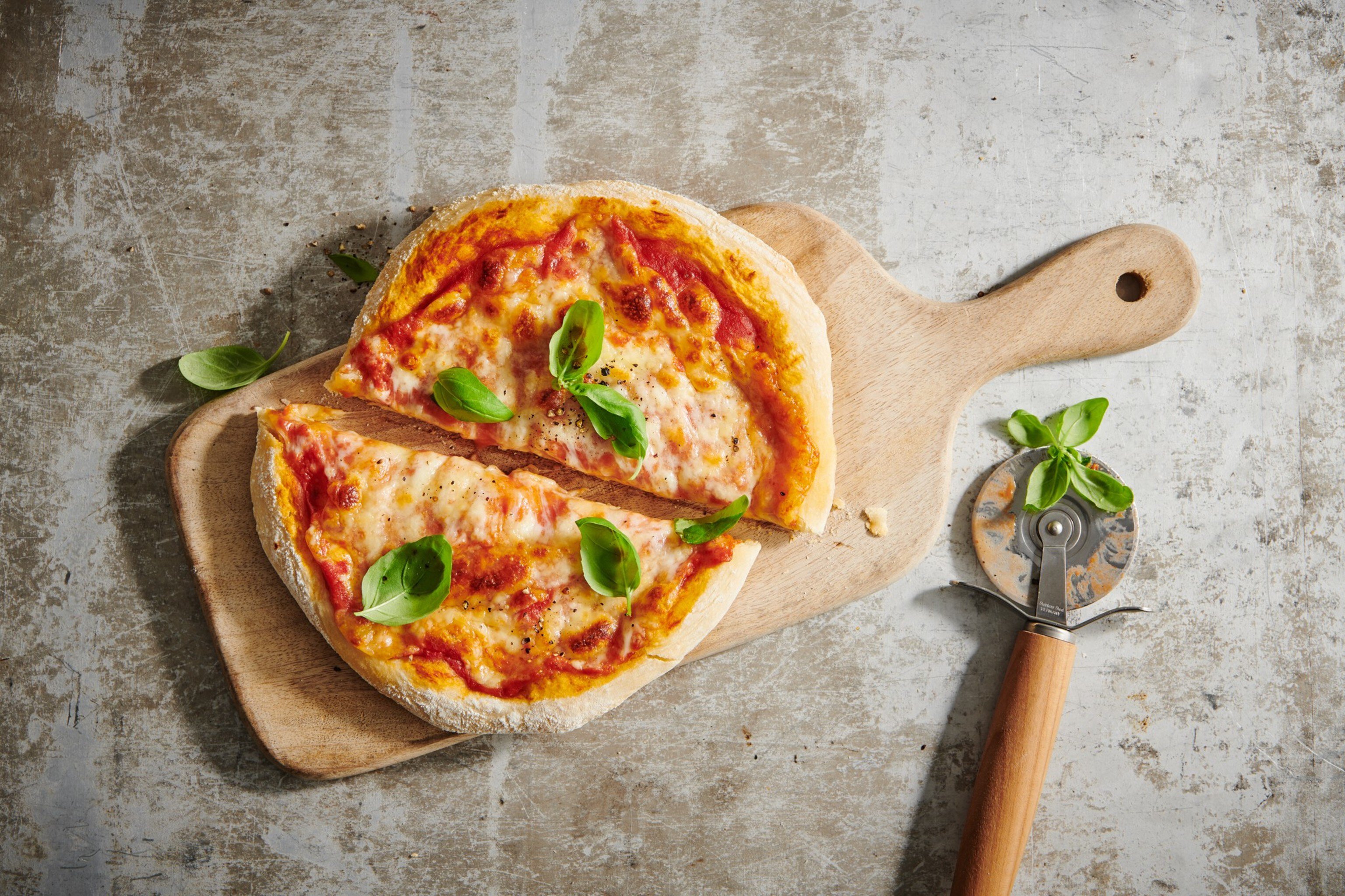 Pizza mit Sauerteig-Kit