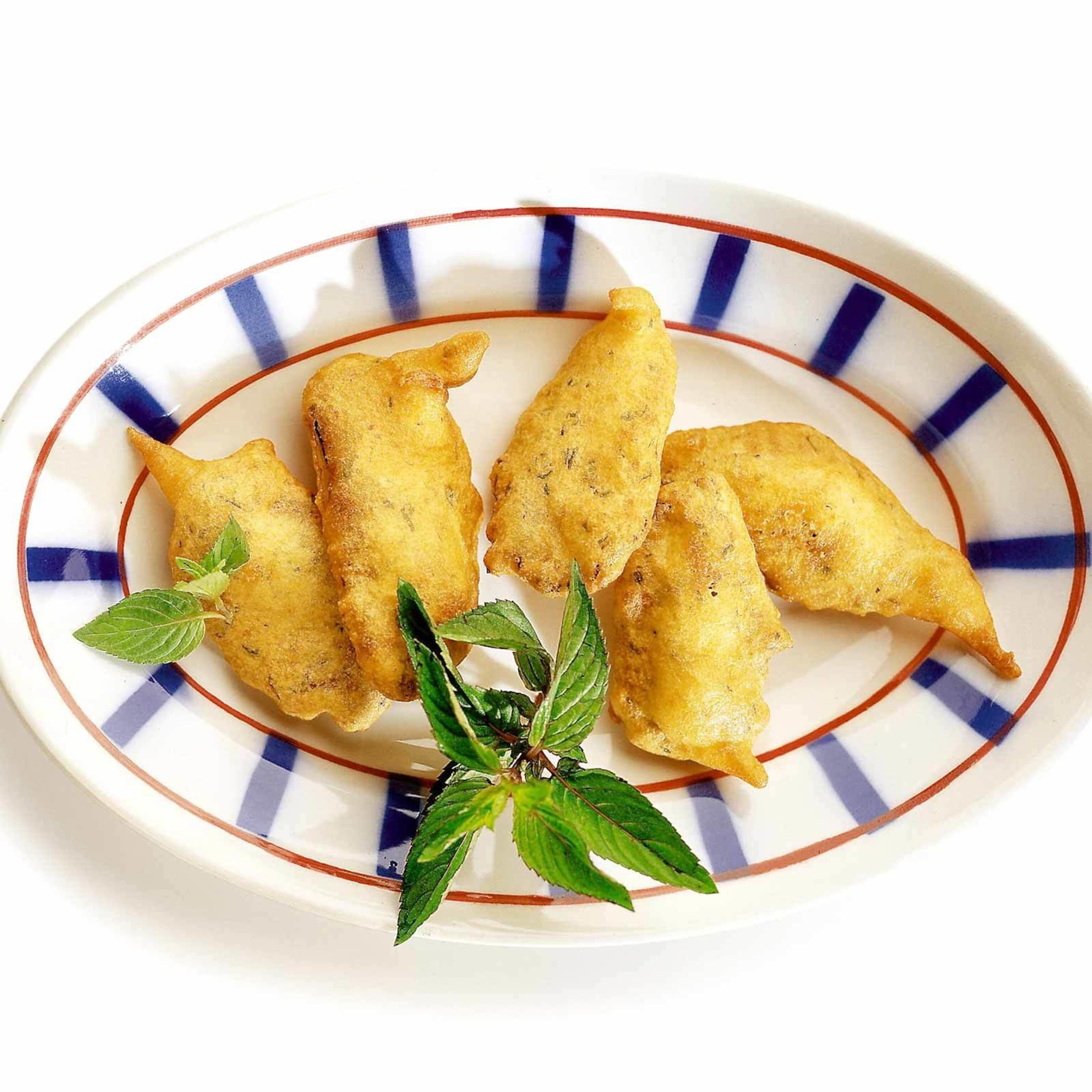 Fritots de tomates à la menthe
