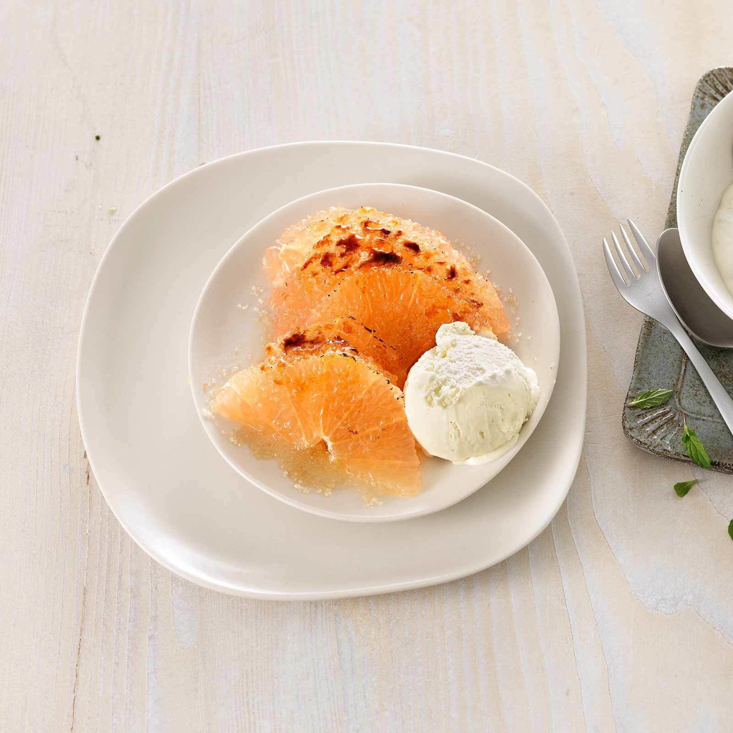 Caramelisierte Grapefruits