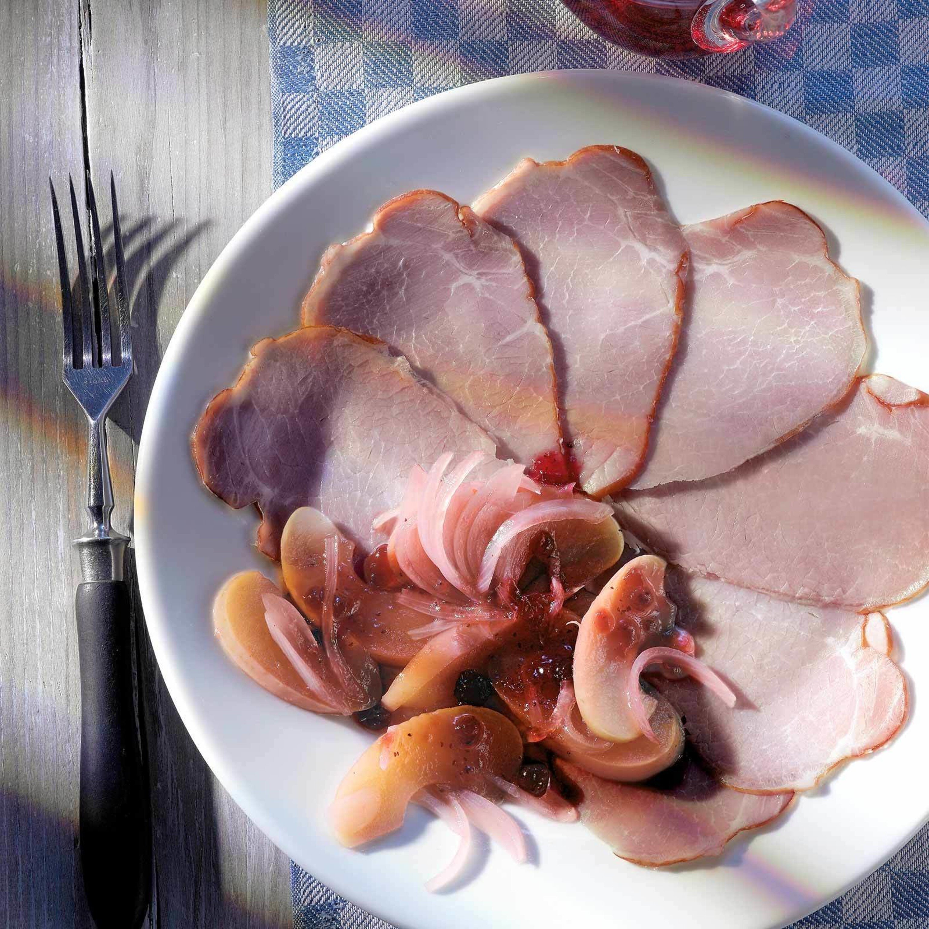 Carpaccio de côtes fumées