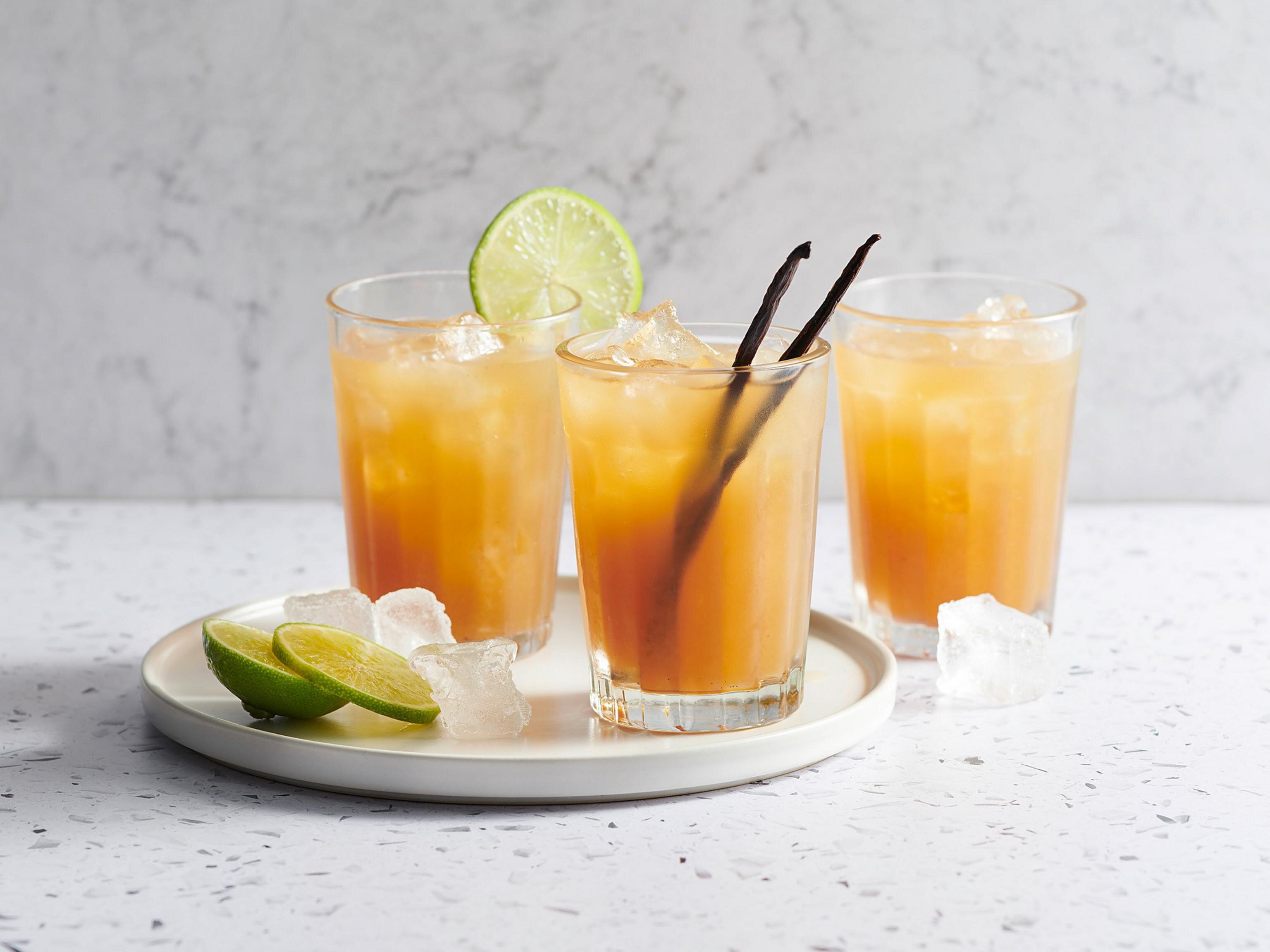 Thé glacé au citron et gingembre