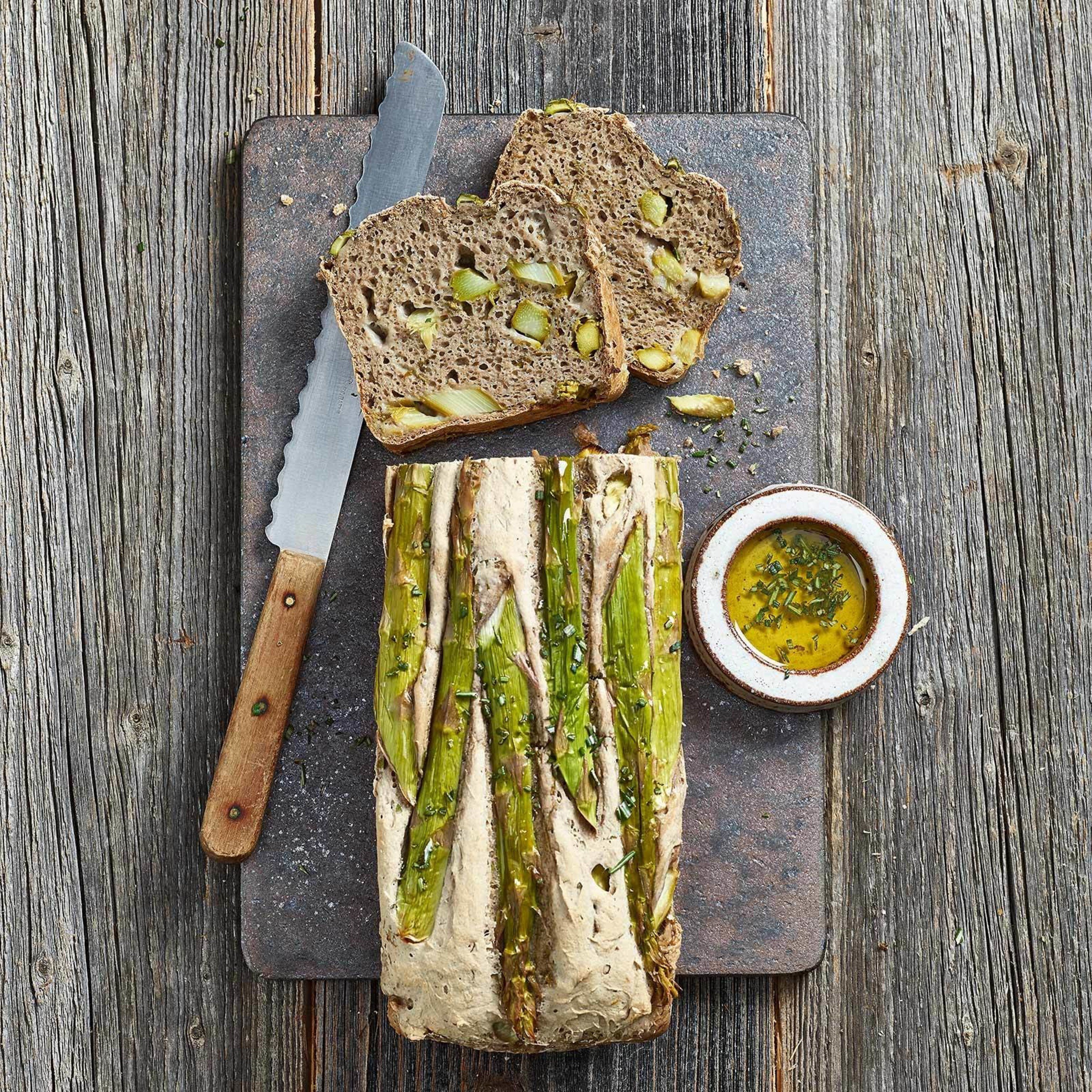 Pain aux asperges sans gluten