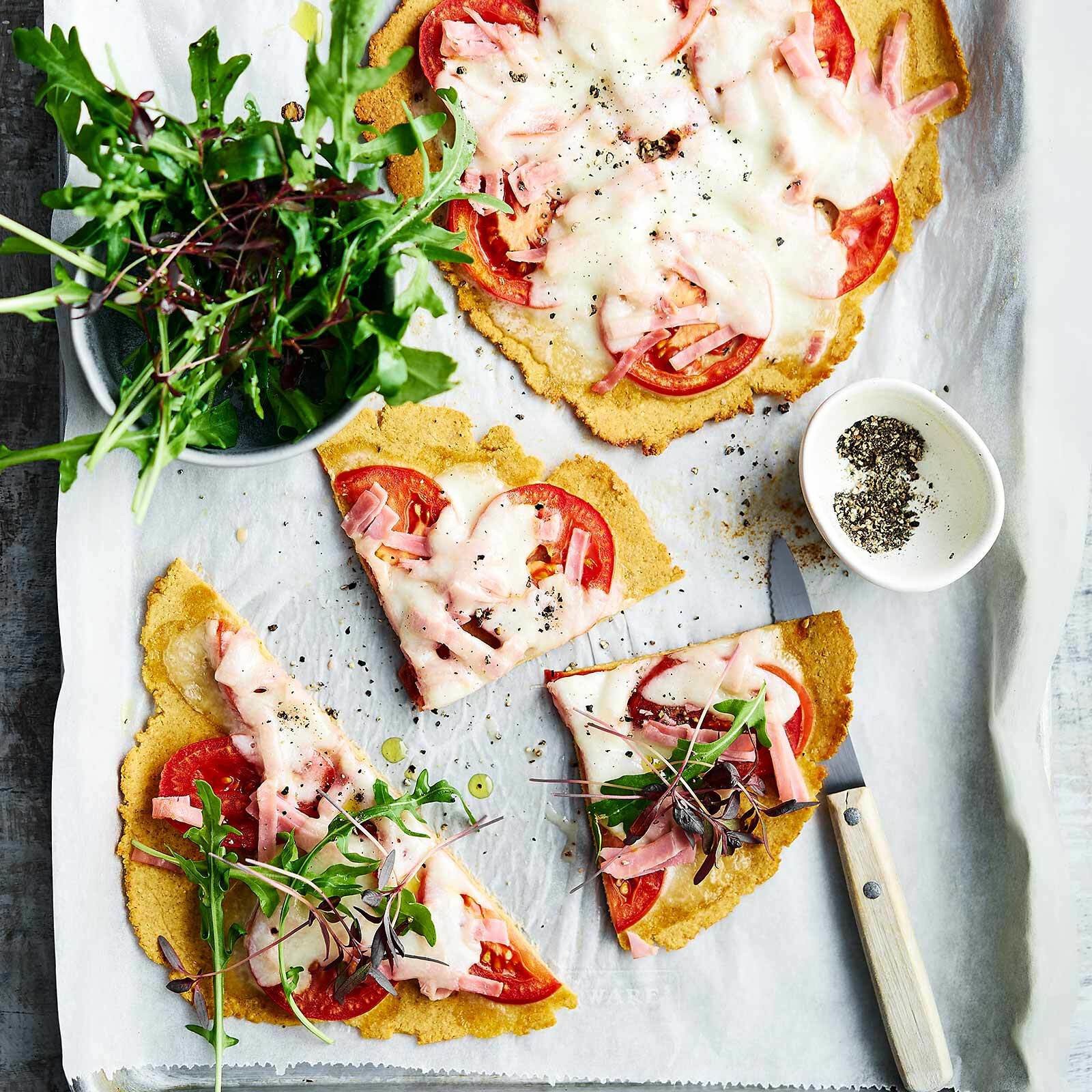Pizza al prosciutto