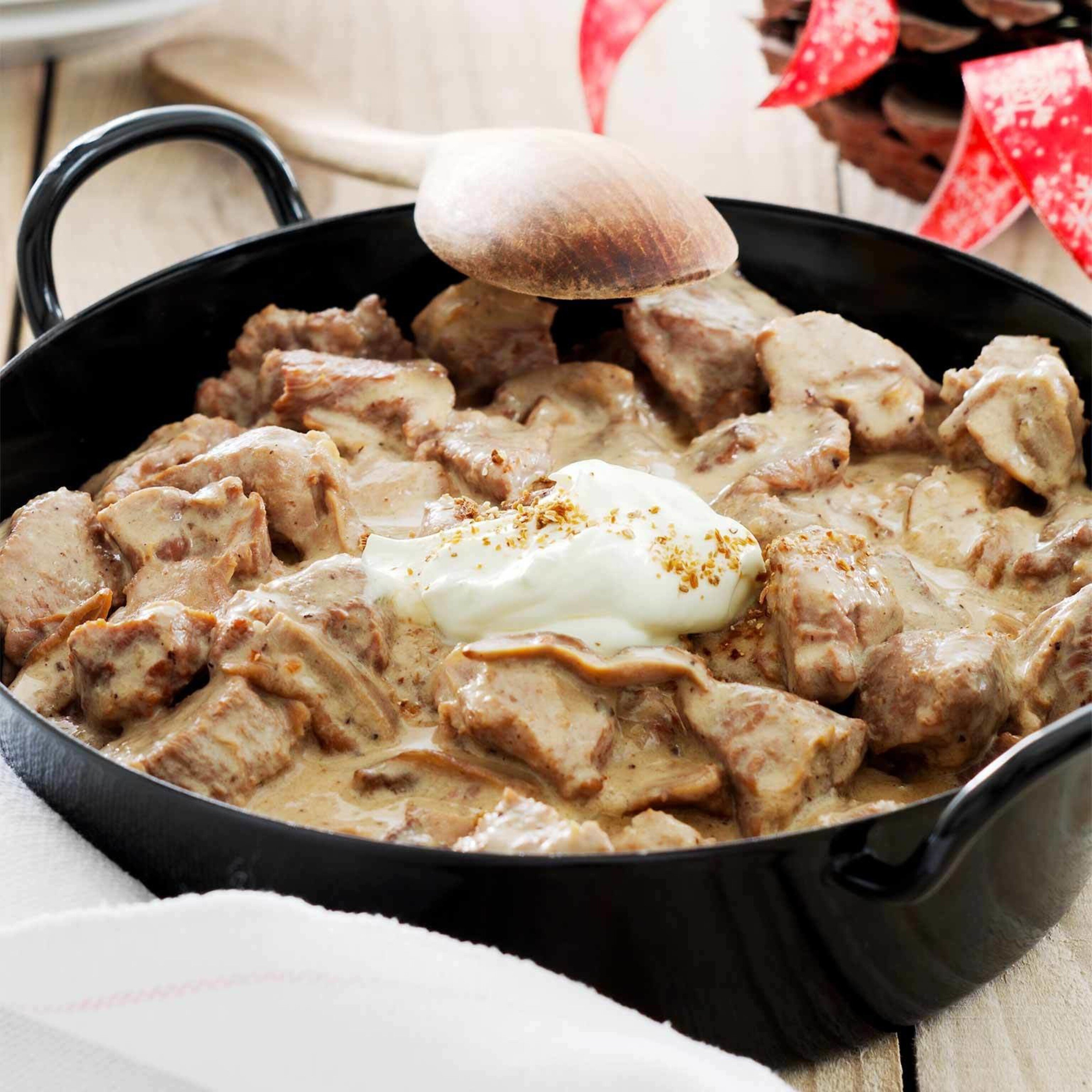 Blanquette de veau aux bolets