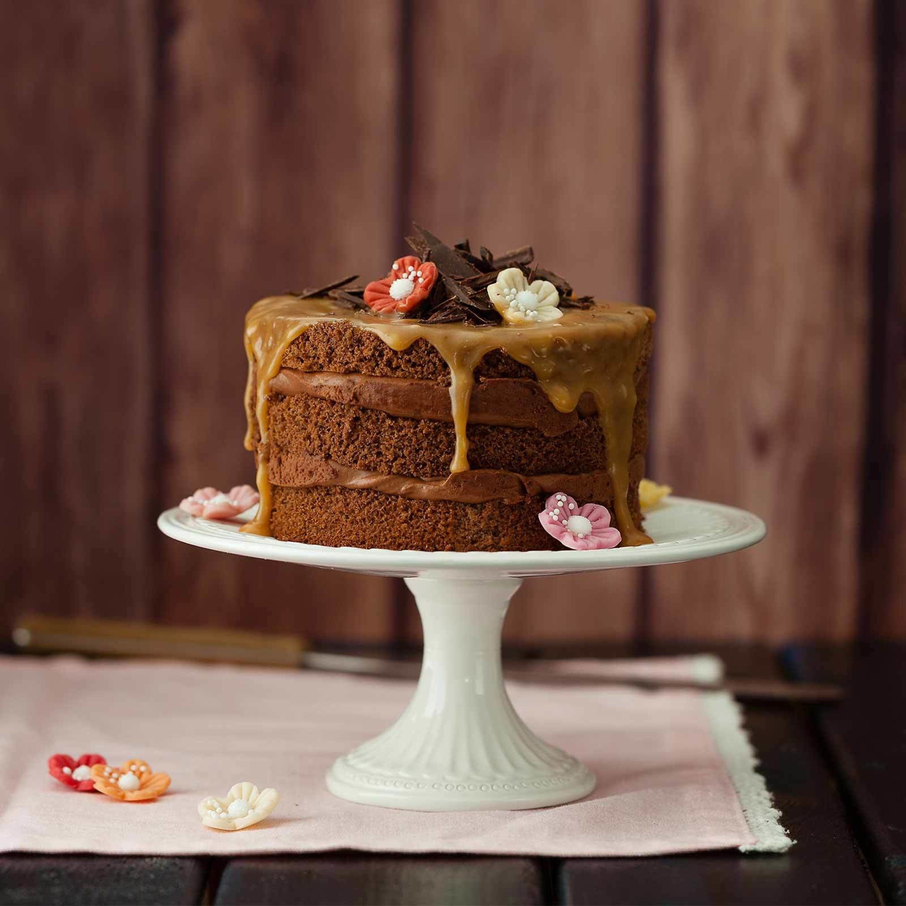 Minitourte chocolat-caramel