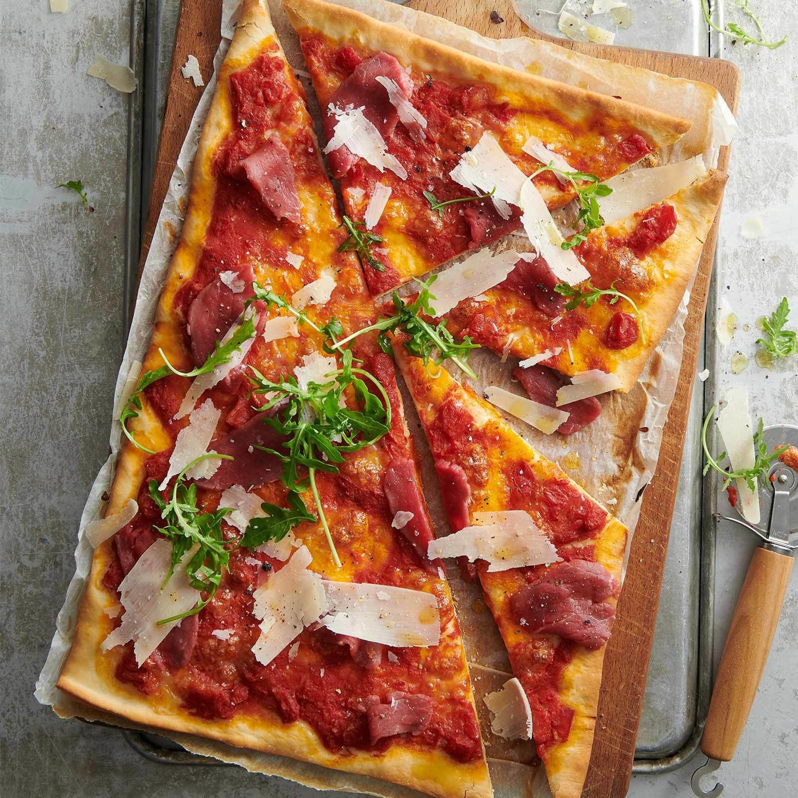 Pizza au carpaccio