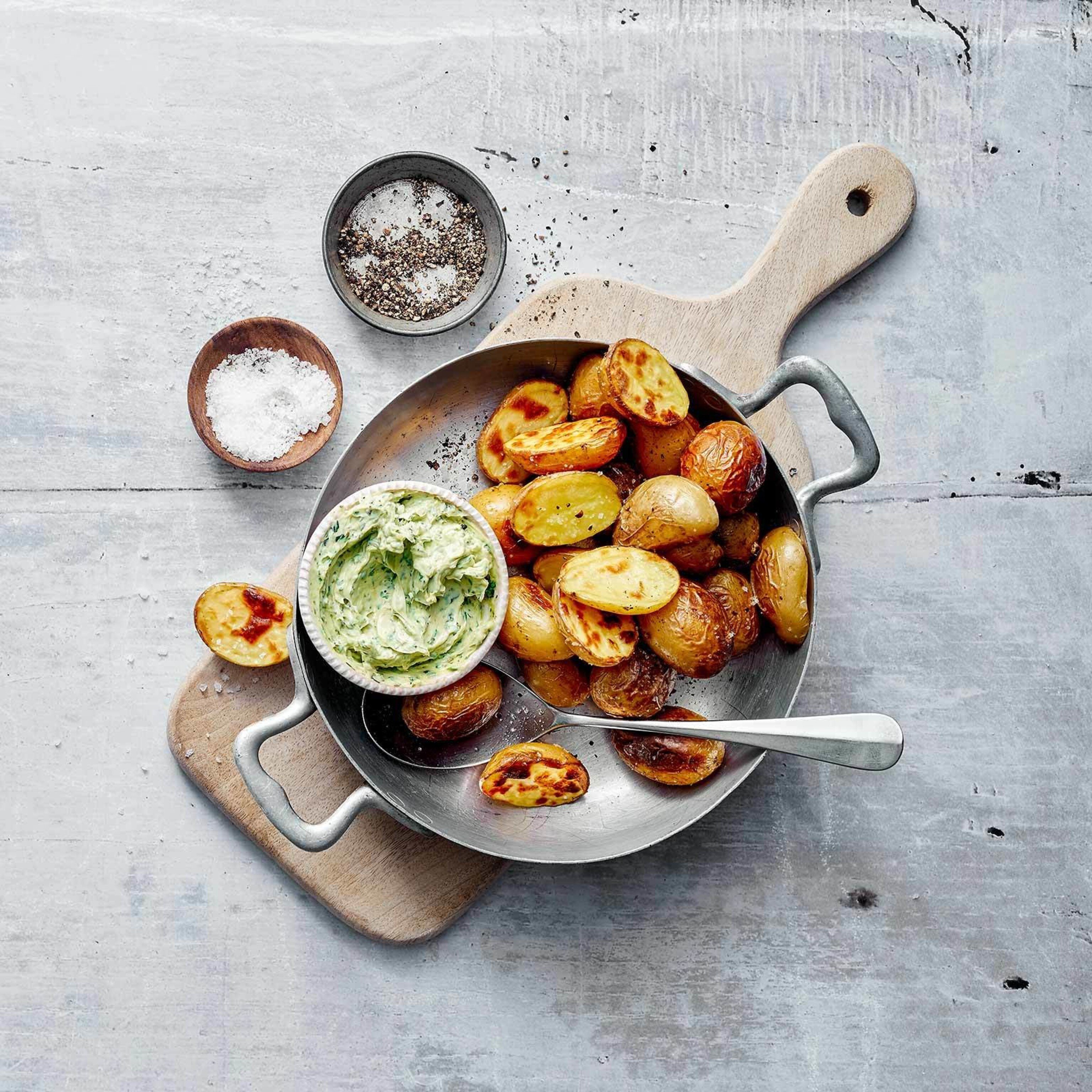 Kartoffeln mit Bärlauchbutter