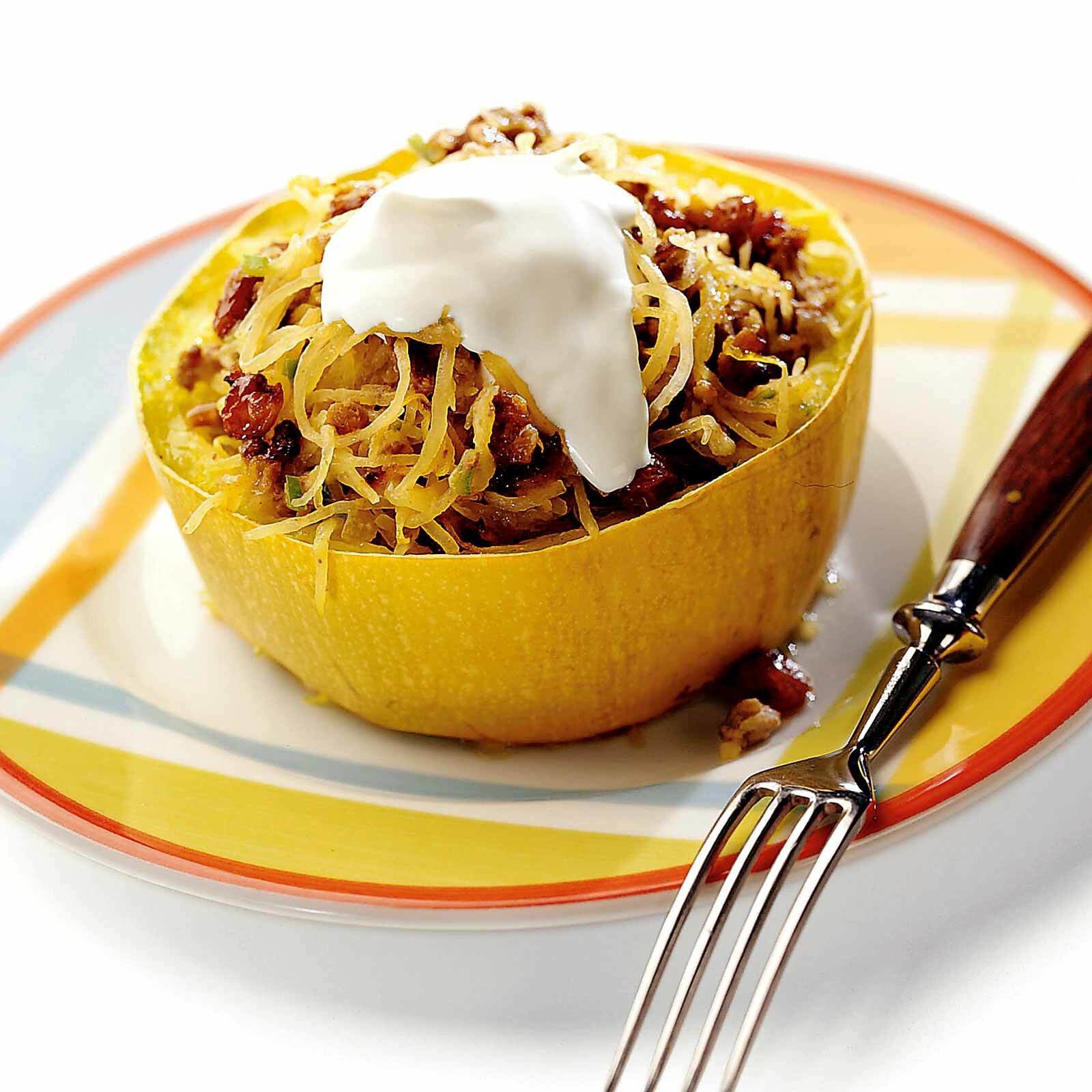Courge gratinée