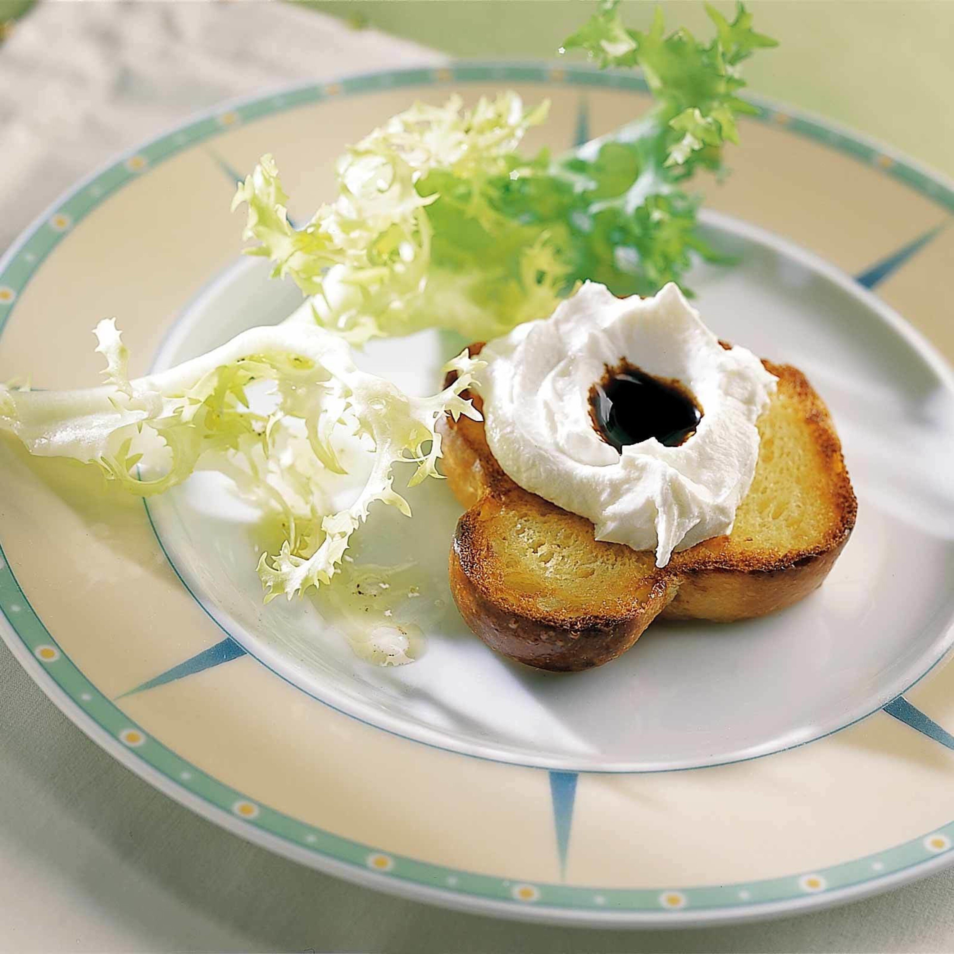 Toast brioché au chèvre