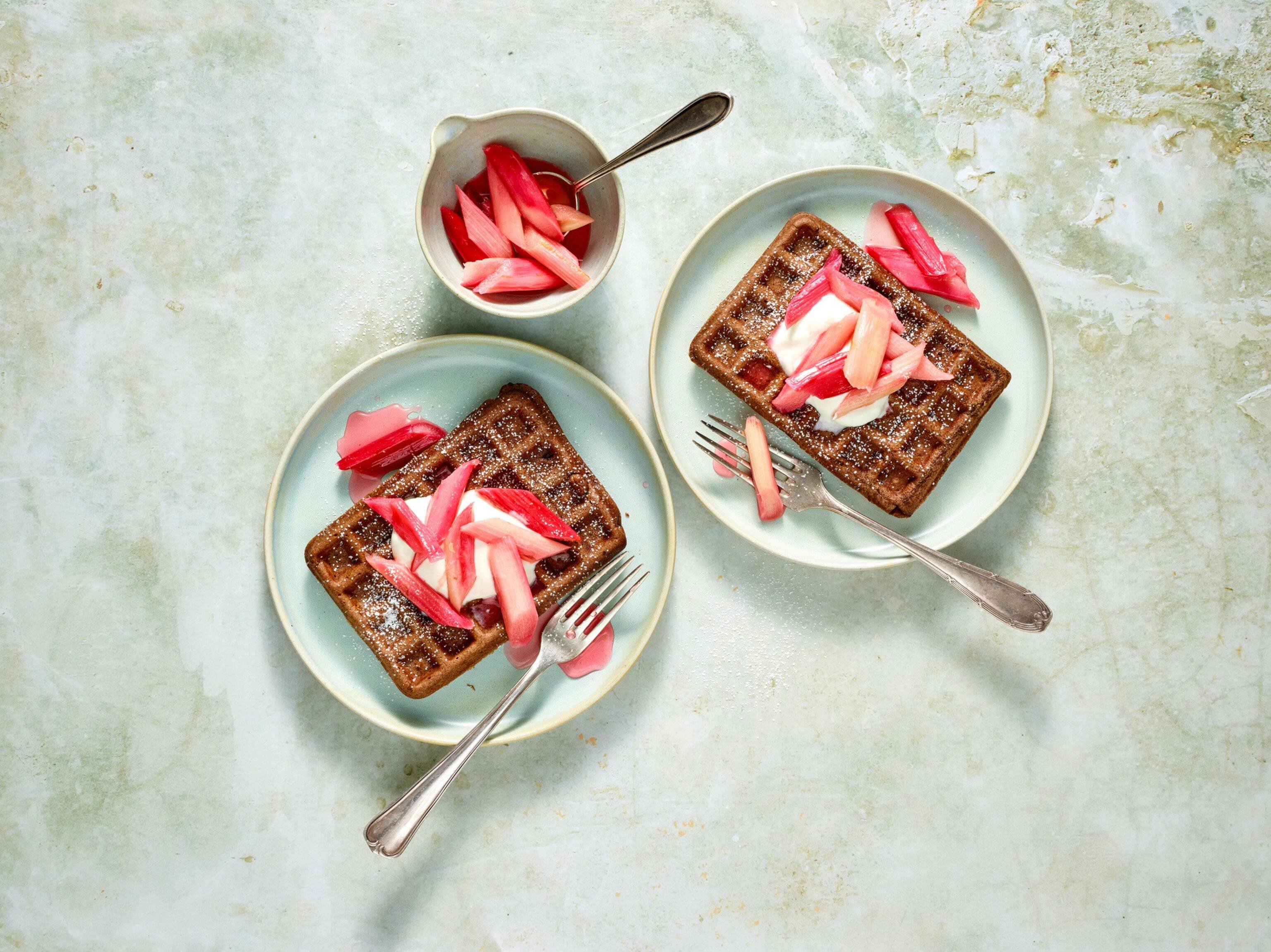 Glutenfreie Schokoladewaffeln