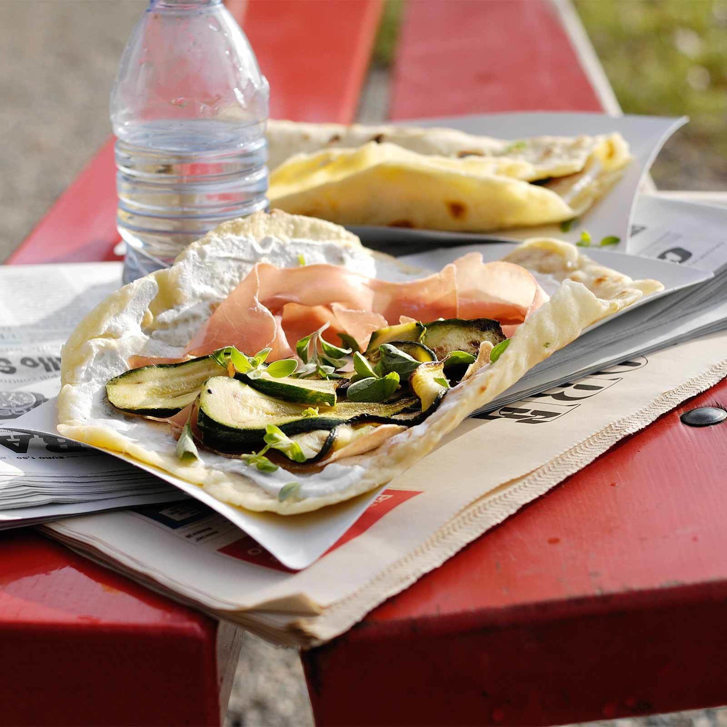 Piadine al Prosciutto